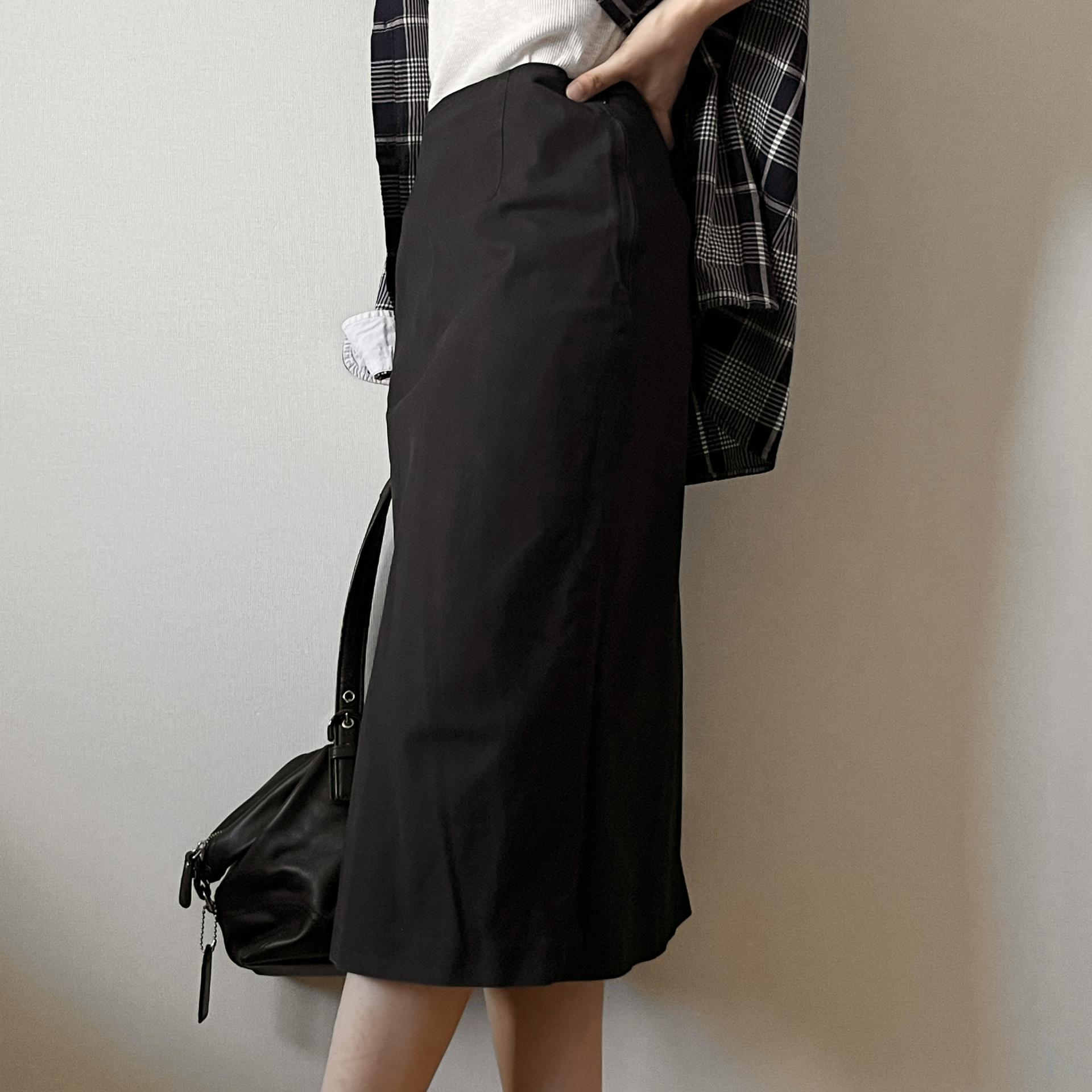 [ WOMAN ] MARGARET HOWELL cotton long skirt ( Made in JAPAN)