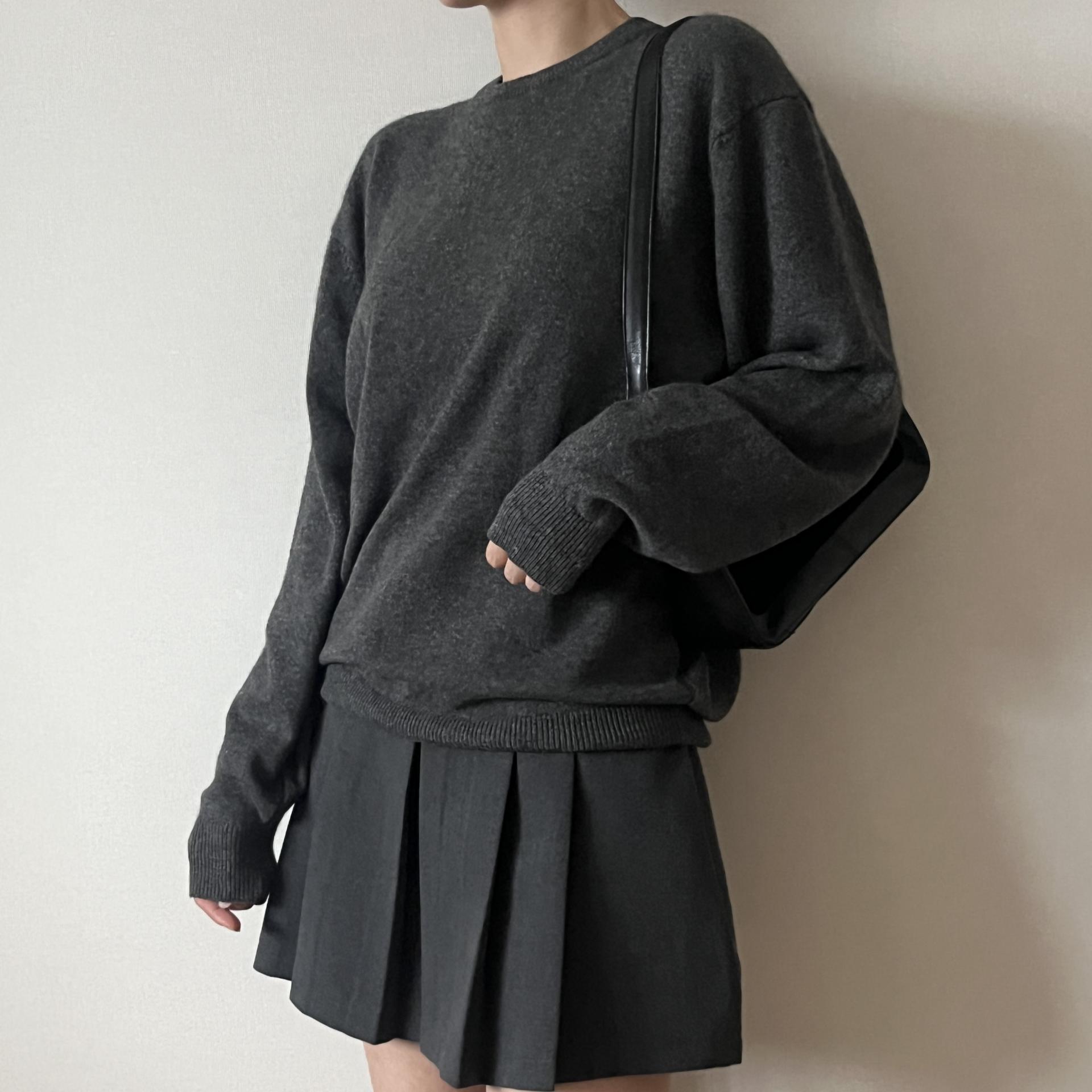 [ WOMAN ] Adam et Ropé Crewneck Wool Knit (Made in JAPAN)