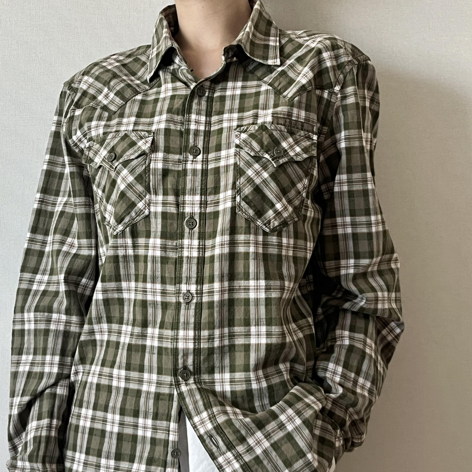 [ WOMAN ] Diesel Western Check Shirt