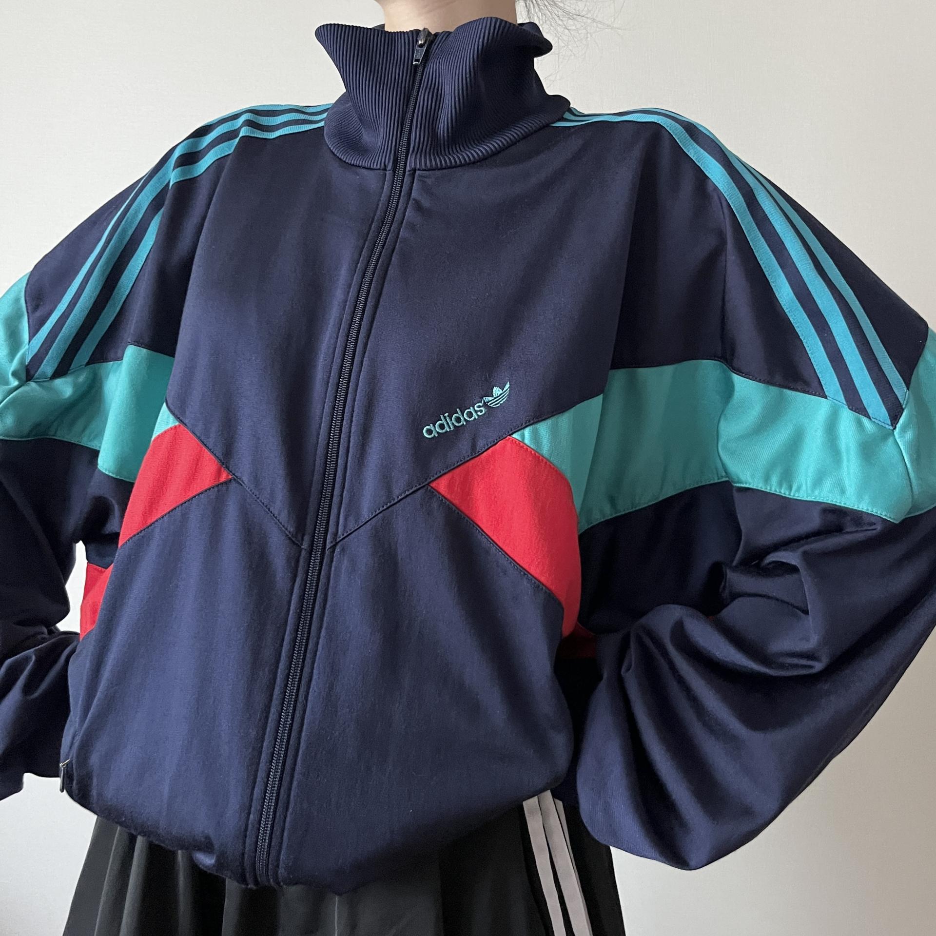 [ UNISEX ] ADIDAS Adidas 80s-90s Old School Track Jersey Jacket