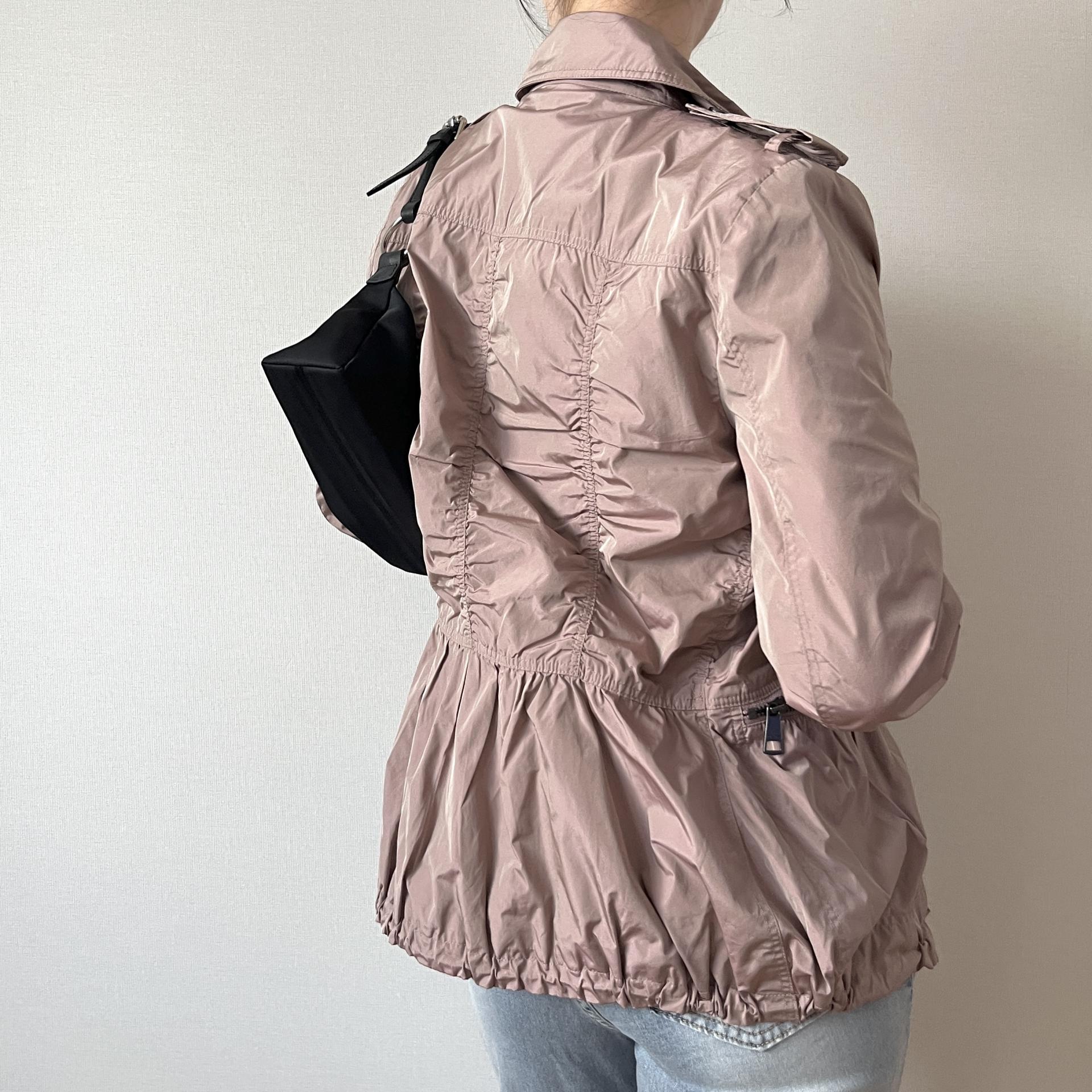 [ WOMAN ] BURBERRY London Shirred Jacket