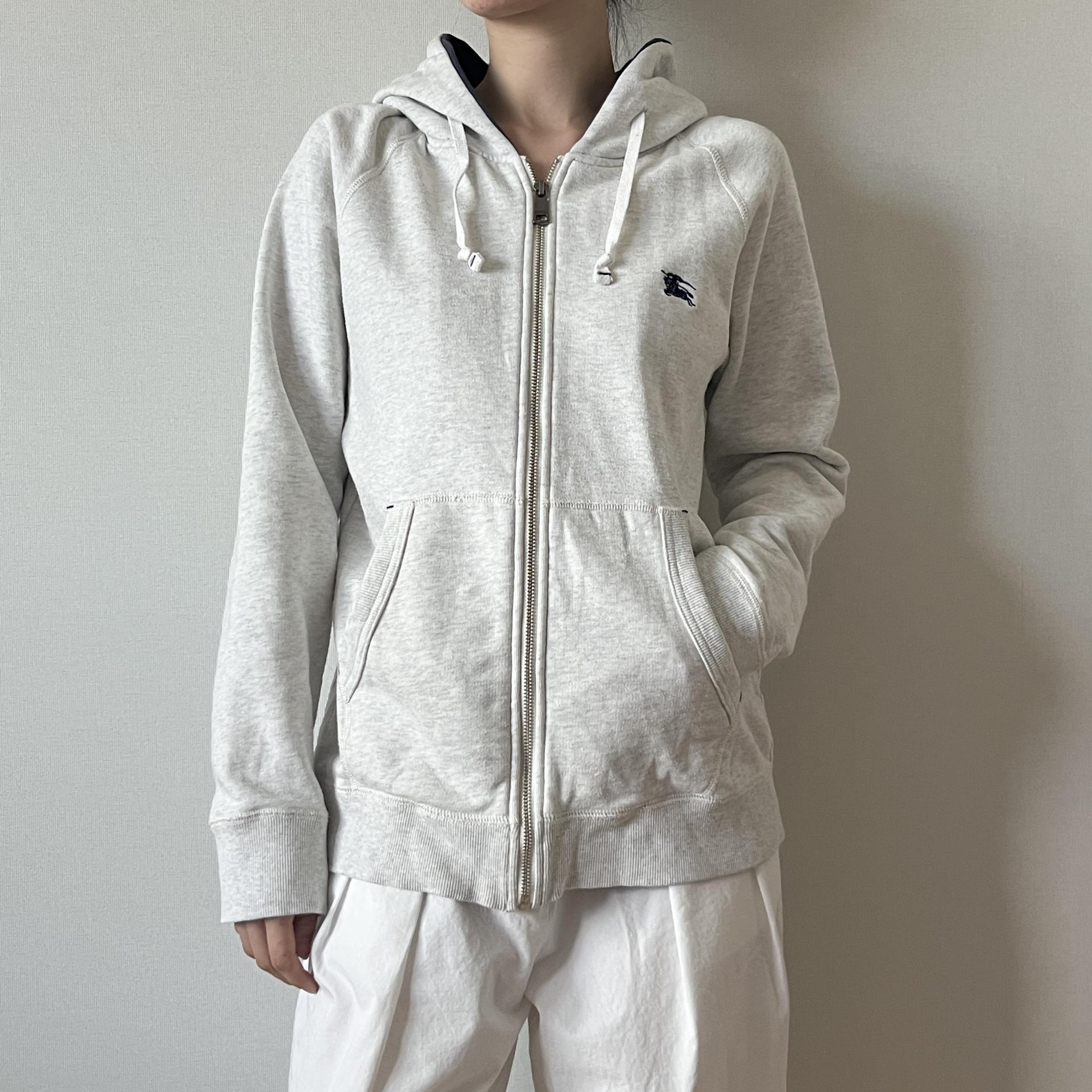 [ WOMAN ] Burberry Black Label Hoodie Zip-Up