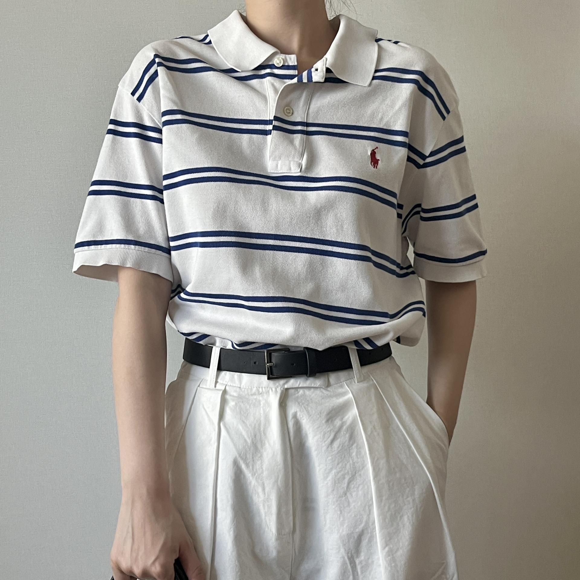 [ WOMAN ] Polo Ralph Lauren Stripe PK Shirt