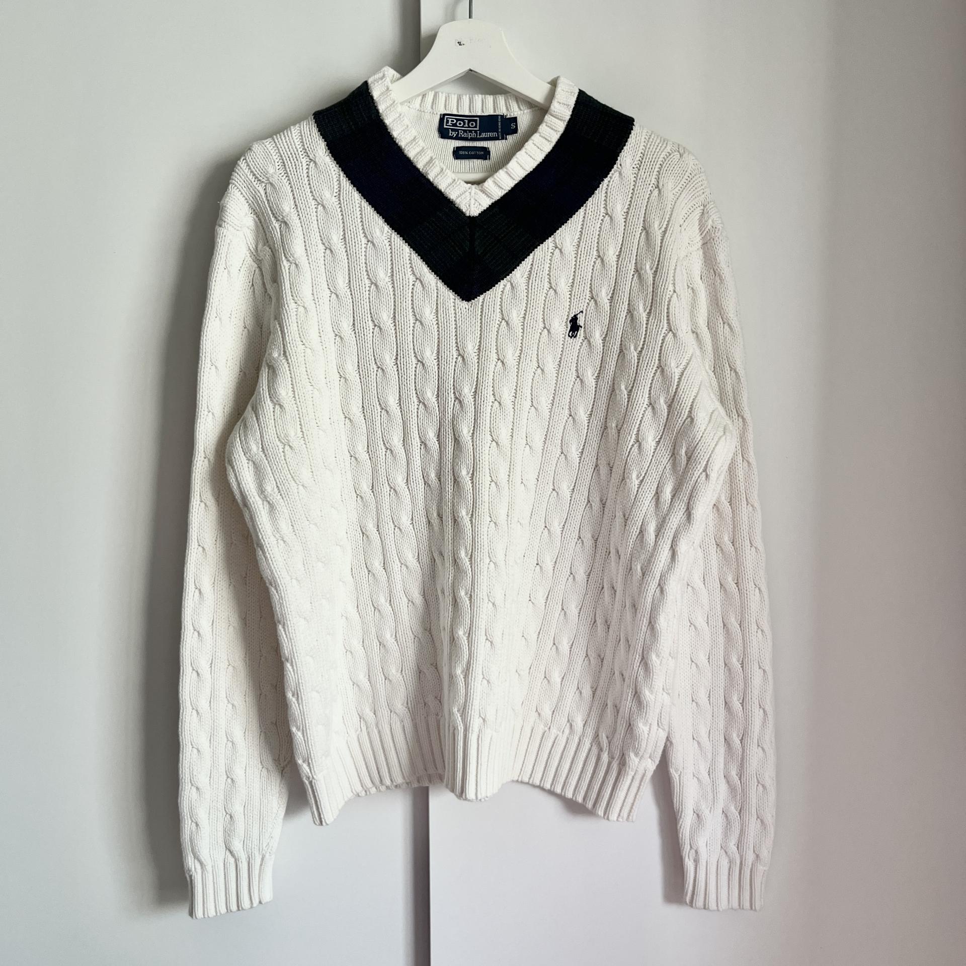 [ WOMAN ] Polo Ralph Lauren V-Neck Cable Knit