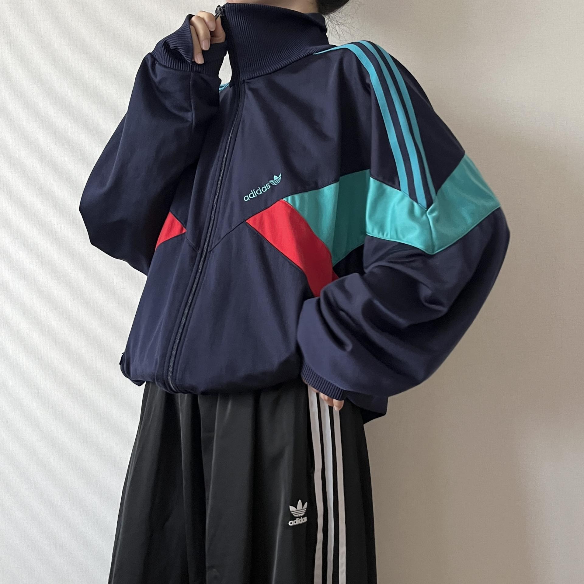[ UNISEX ] ADIDAS Adidas 80s-90s Old School Track Jersey Jacket