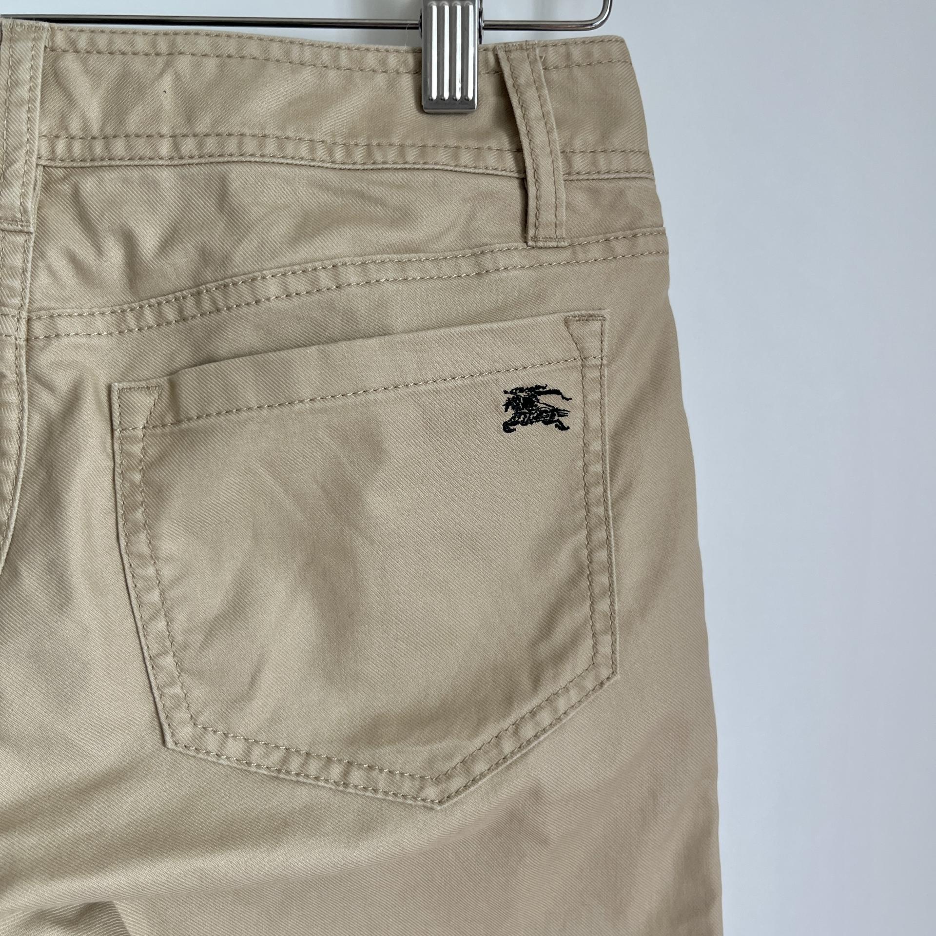 [ WOMAN ] BURBERRY Blue Label Nova Check Rolled-Up Capri Pants