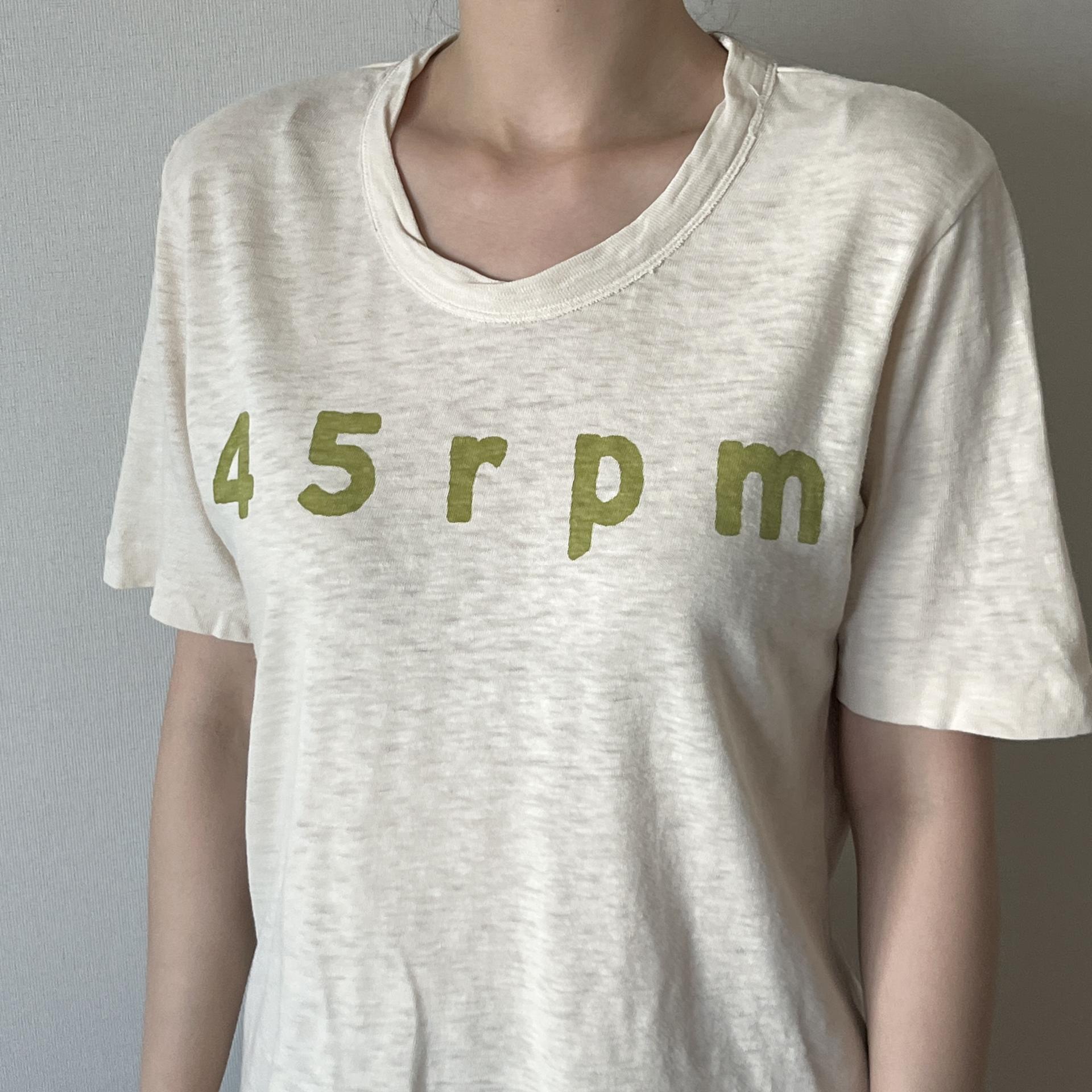 [ WOMAN ] 45rpm Original Logo Crewneck