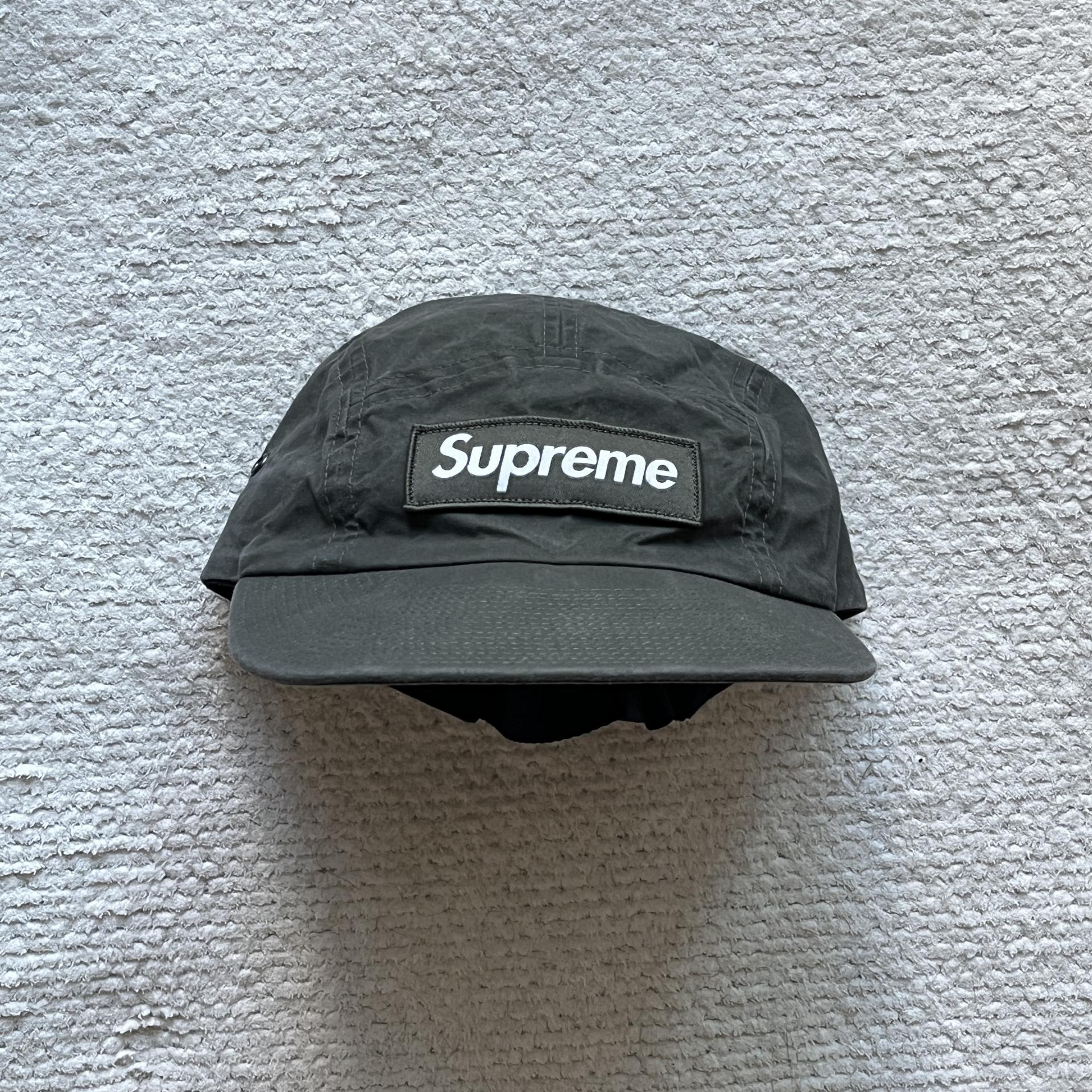 [ ACC ] Supreme 23FW Waxed Cotton Camp Cap ( 2023年 )
