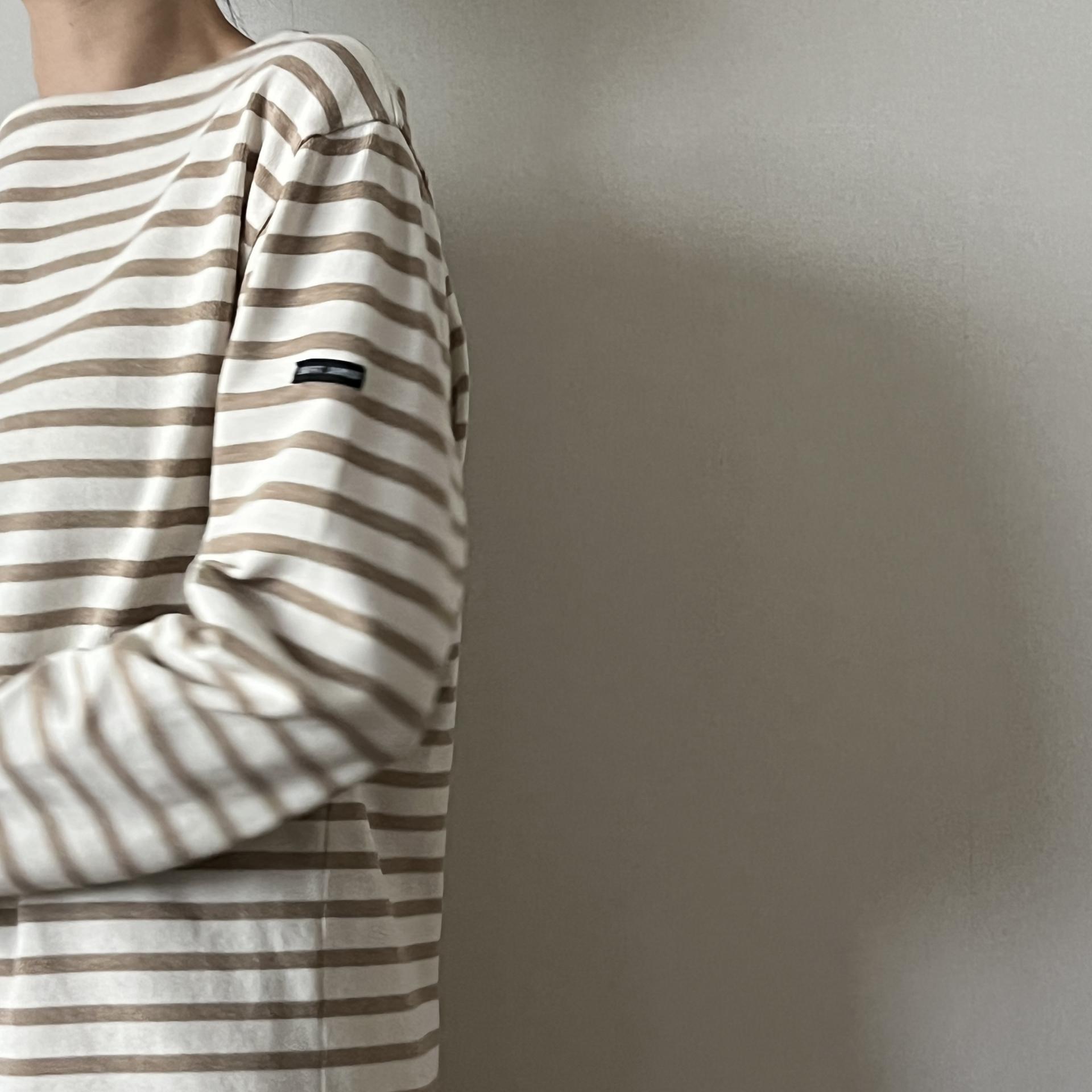 [ WOMAN ] SAINT JAMES stripe boat neck ( made in FRANCE )