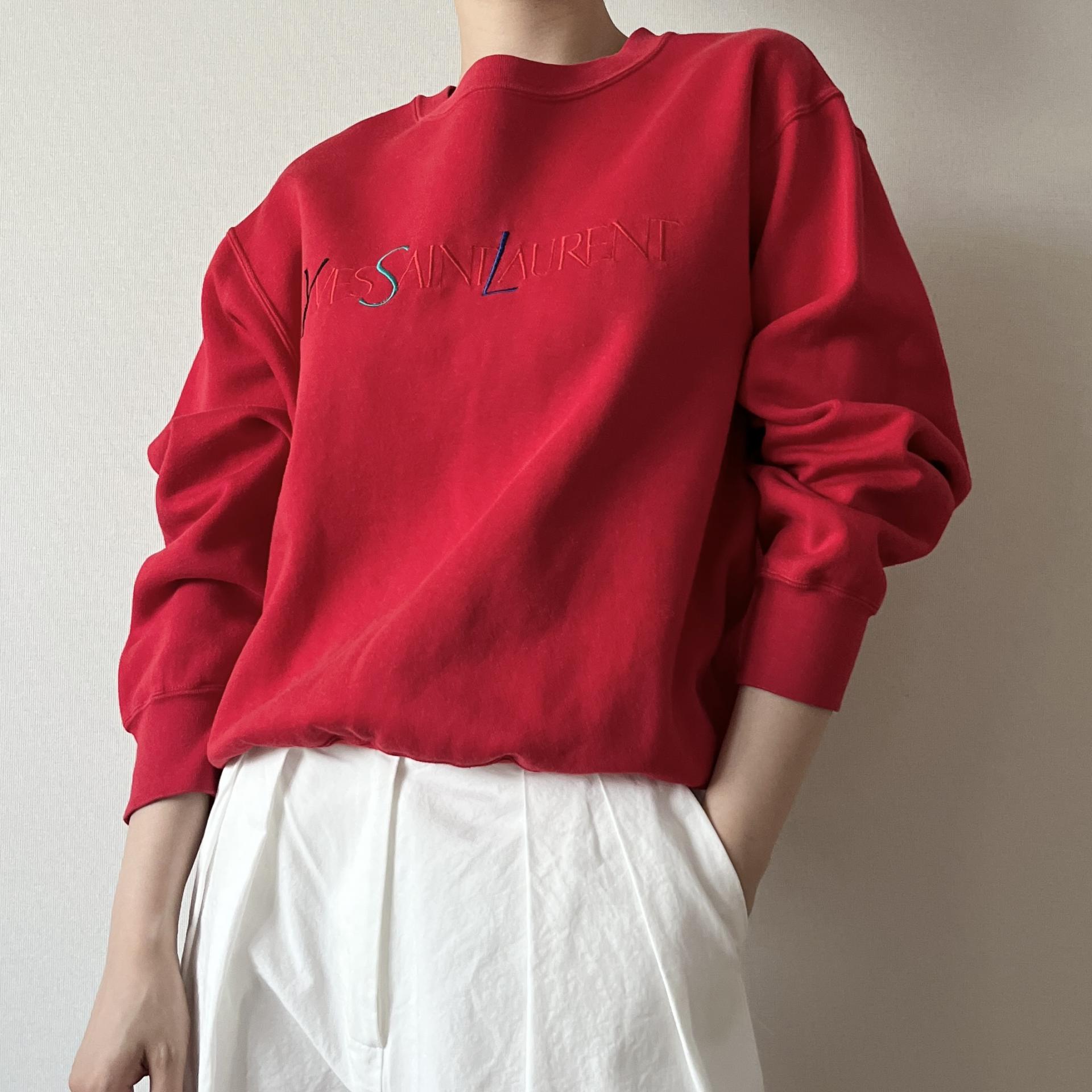 [ WOMAN ] Yves Saint Laurent 90s Old School Sweatshirt