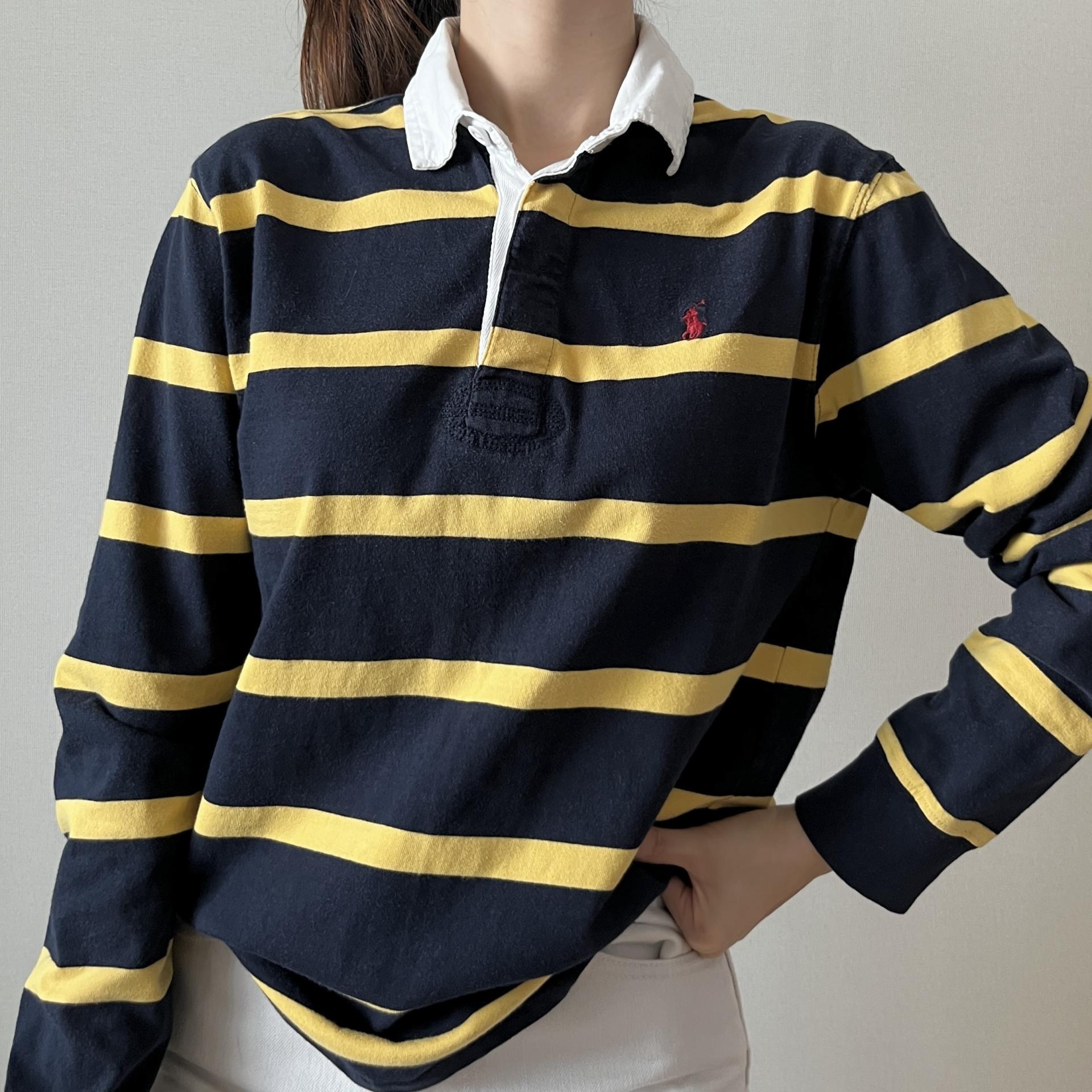 [ WOMAN ] Polo Ralph Lauren Stripe Rugby PK Shirt