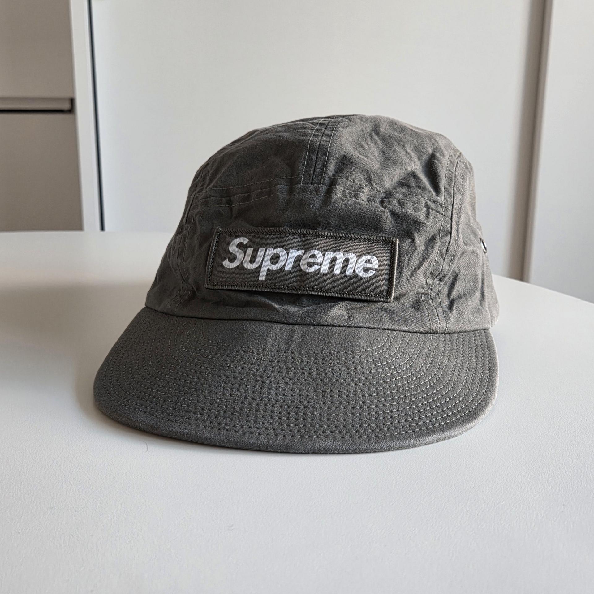 [ ACC ] Supreme 23FW Waxed Cotton Camp Cap ( 2023年 )