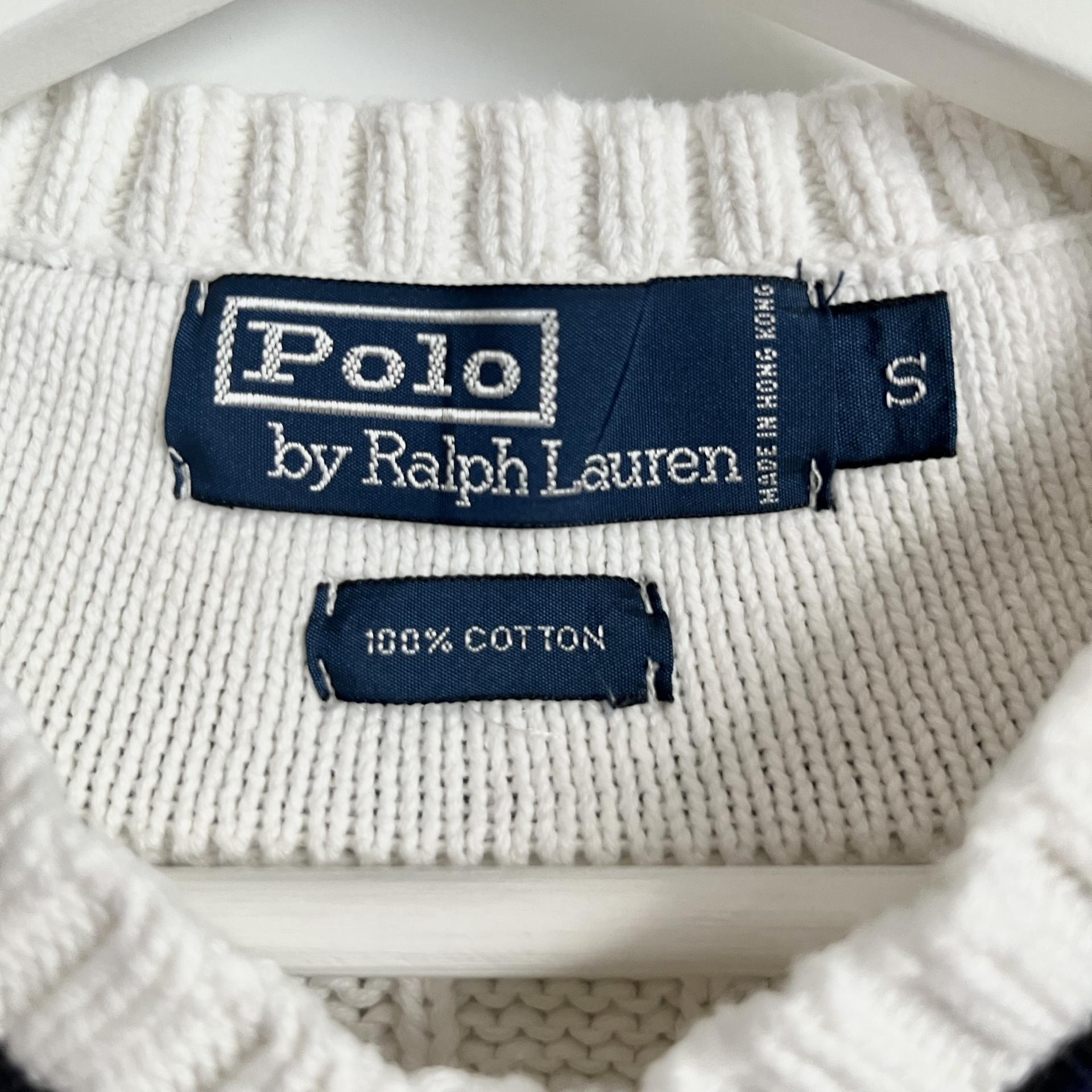 [ WOMAN ] Polo Ralph Lauren V-Neck Cable Knit