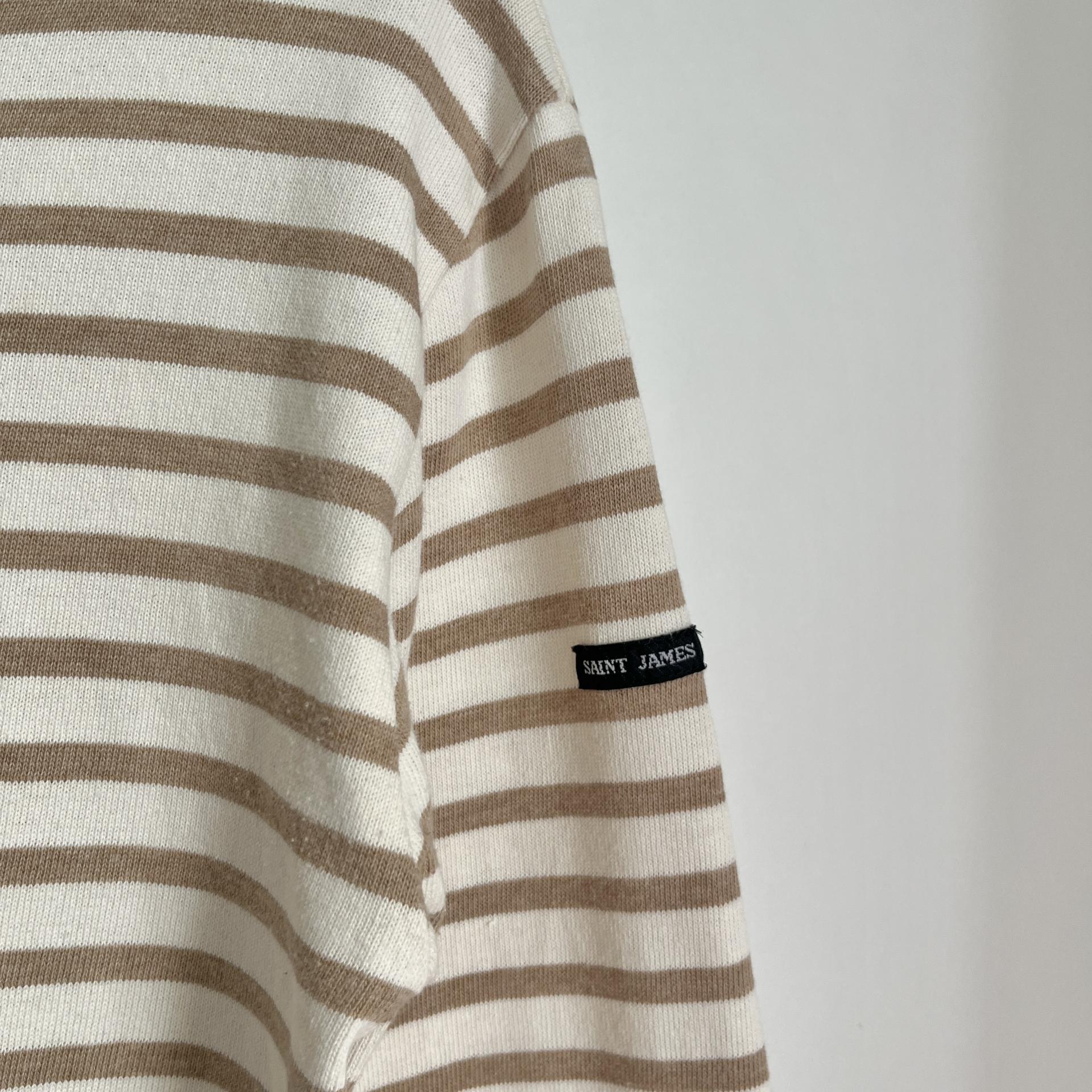 [ WOMAN ] SAINT JAMES stripe boat neck ( made in FRANCE )