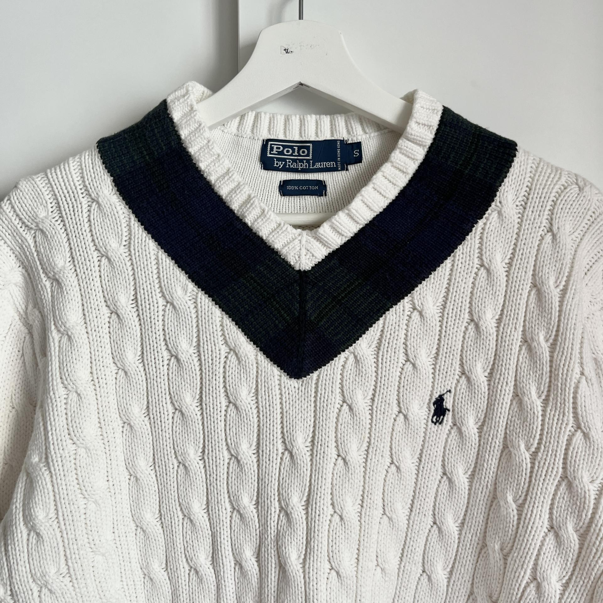 [ WOMAN ] Polo Ralph Lauren V-Neck Cable Knit