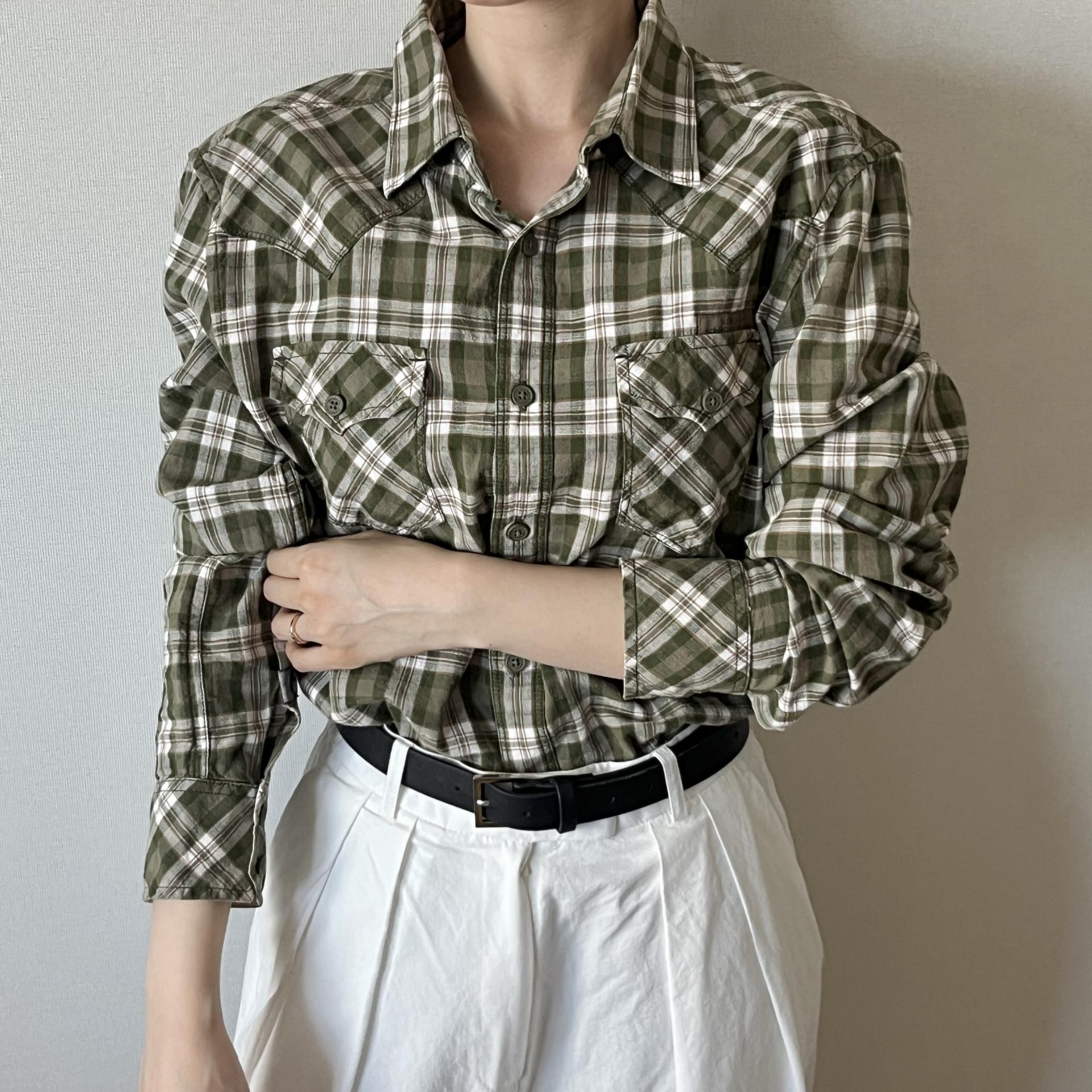 [ WOMAN ] Diesel Western Check Shirt