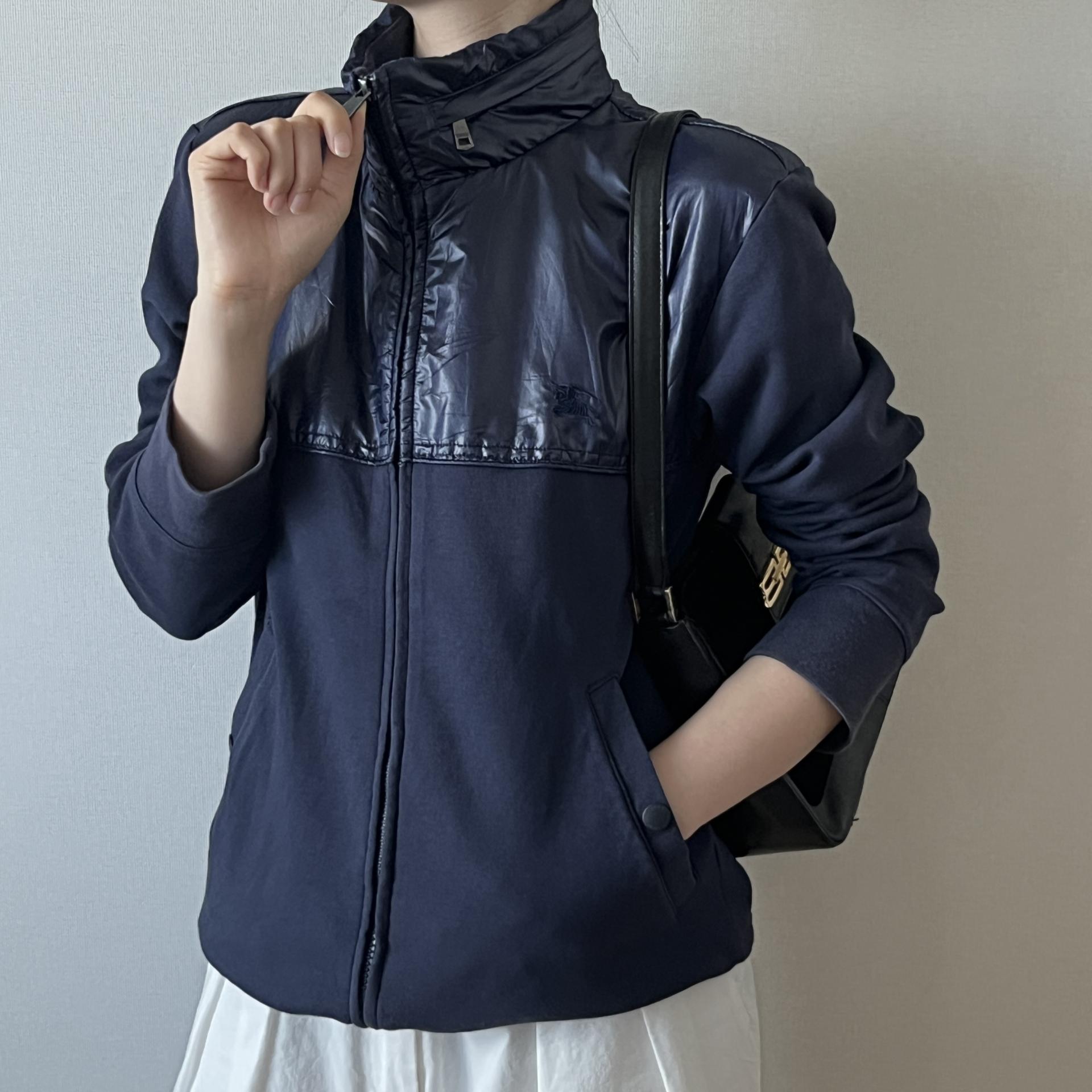 [ WOMAN ] Burberry Black Label Zip-Up Jacket