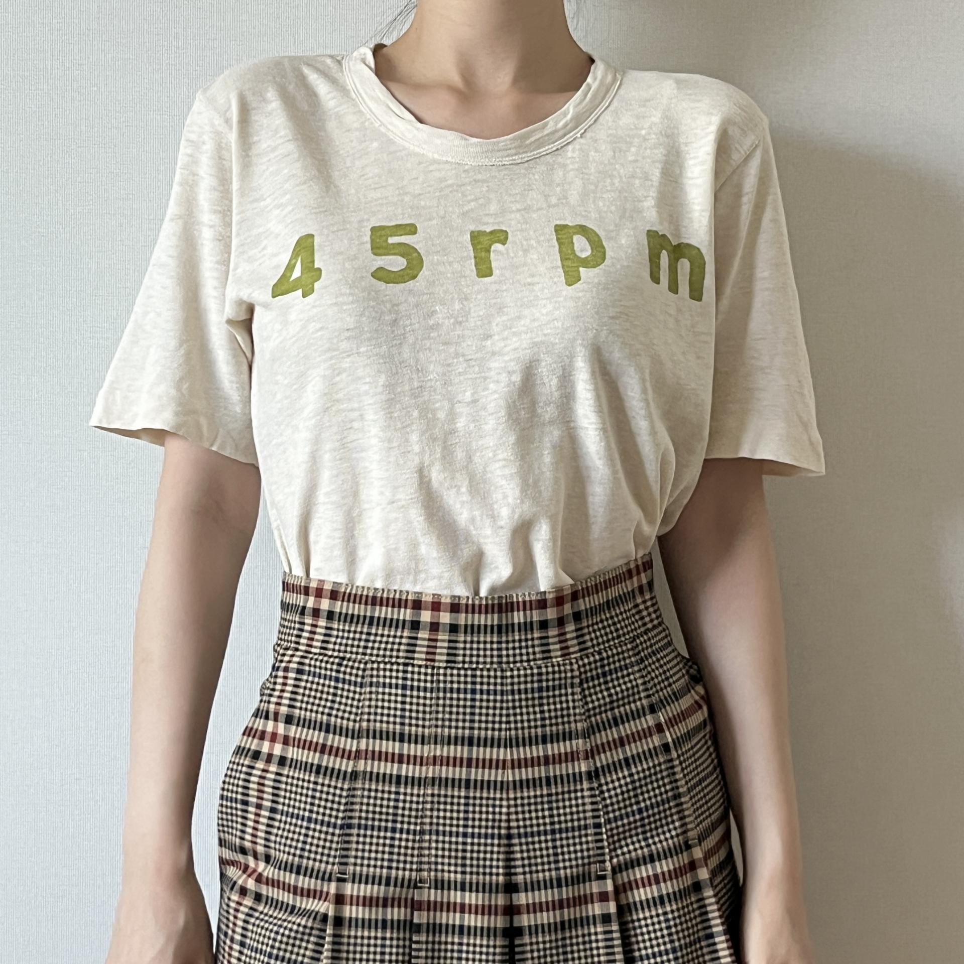 [ WOMAN ] 45rpm Original Logo Crewneck