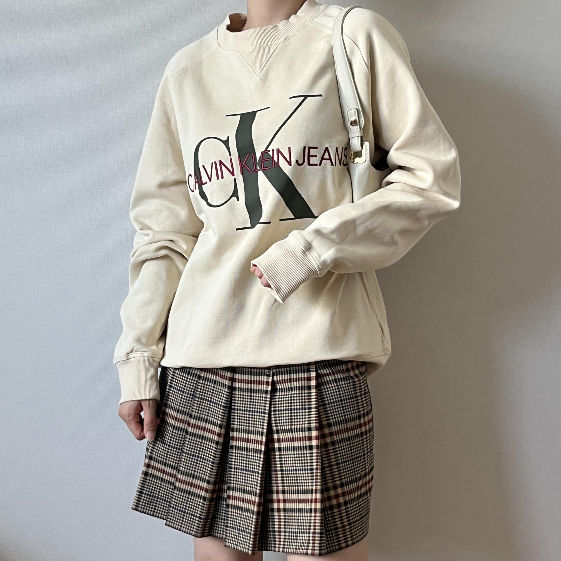 [ WOMAN ] Calvin Klein Jeans Big Logo Sweatshirt