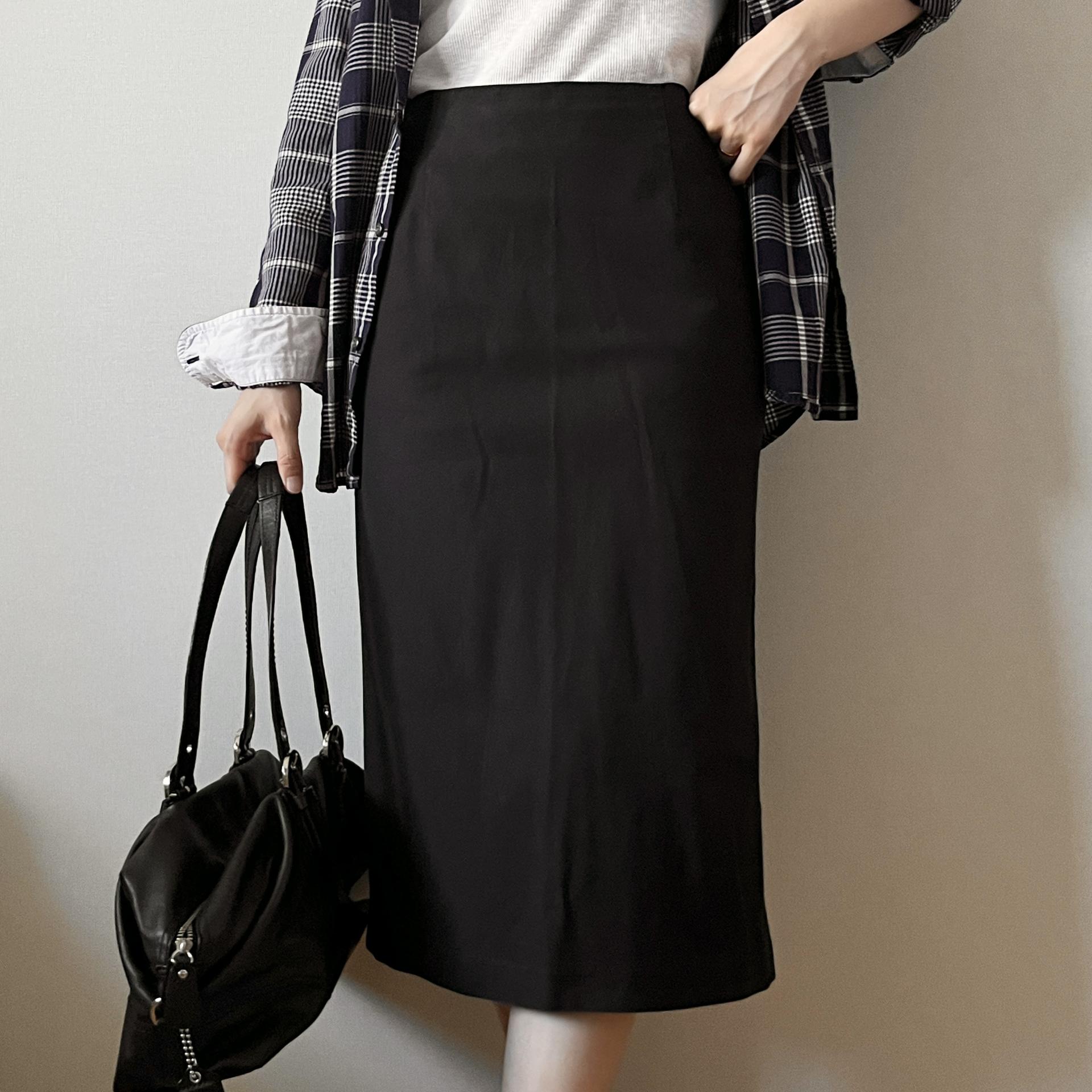[ WOMAN ] MARGARET HOWELL cotton long skirt ( Made in JAPAN)