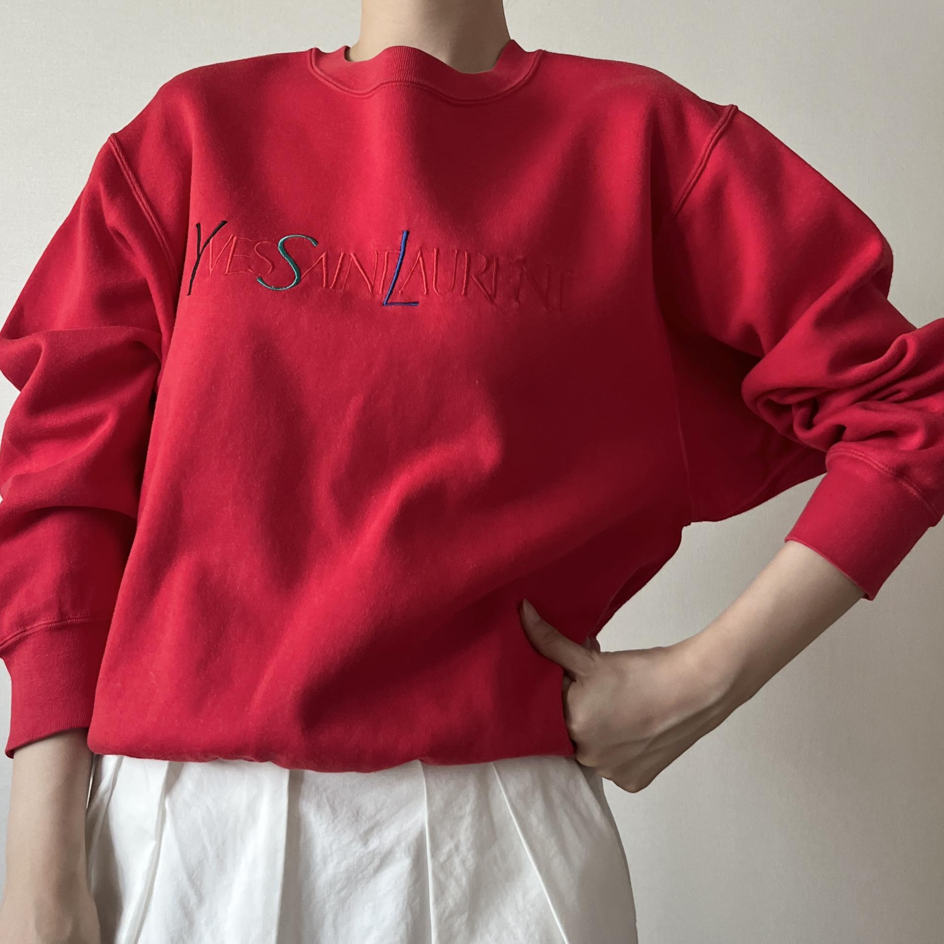 [ WOMAN ] Yves Saint Laurent 90s Old School Sweatshirt