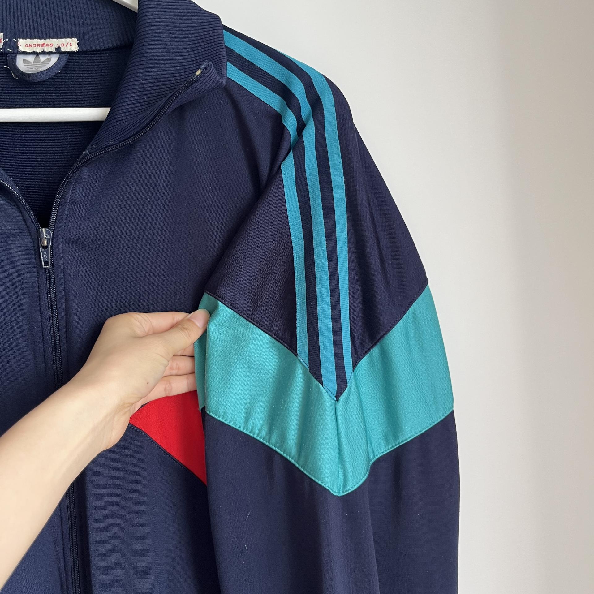 [ UNISEX ] ADIDAS Adidas 80s-90s Old School Track Jersey Jacket