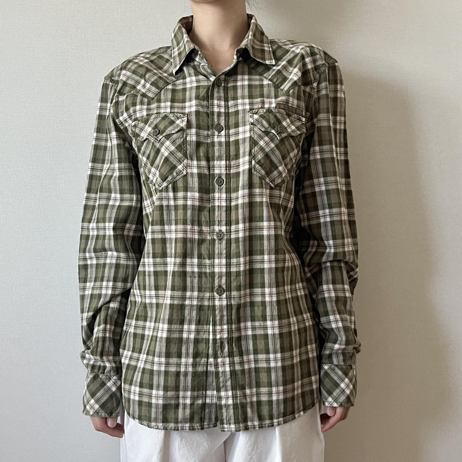 [ WOMAN ] Diesel Western Check Shirt
