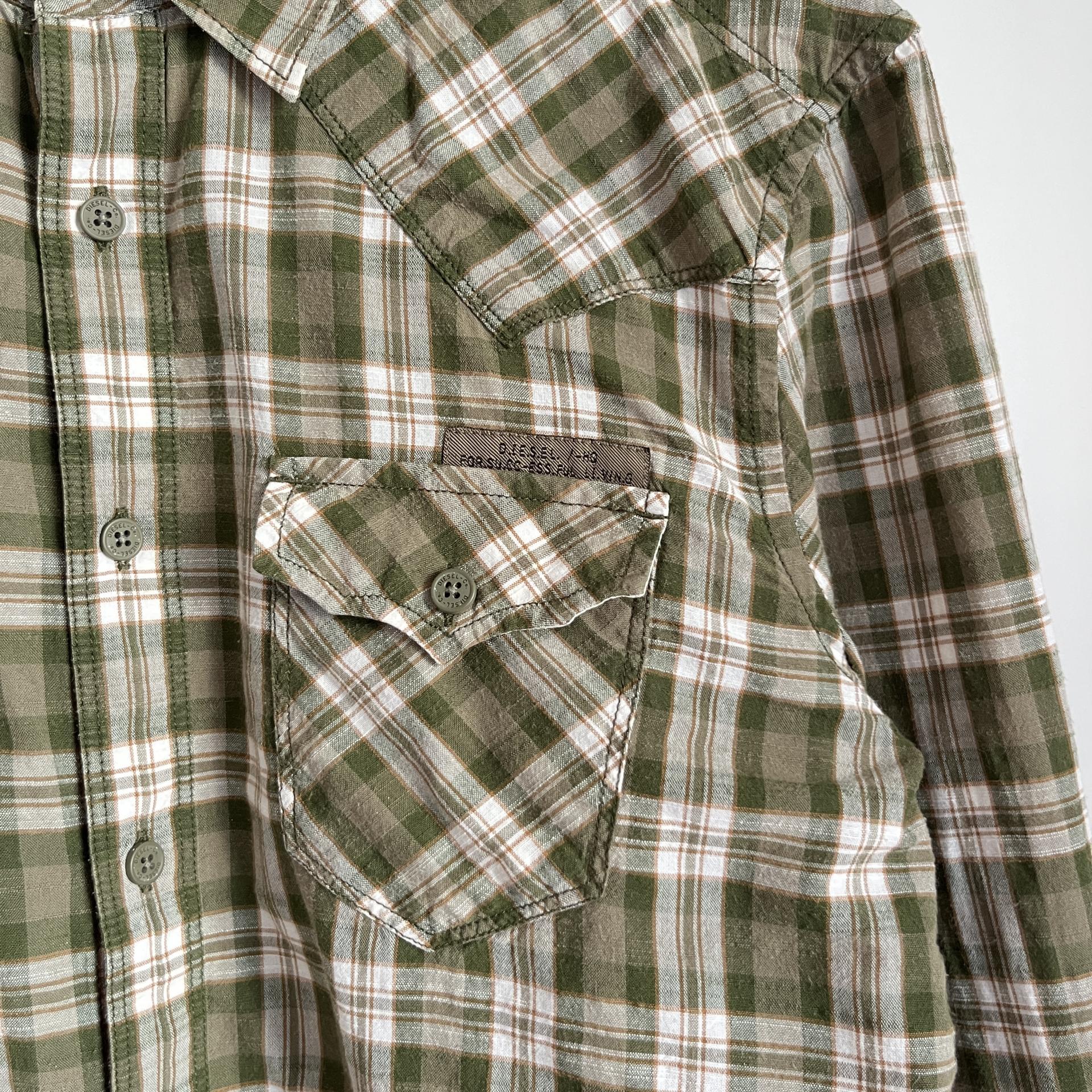 [ WOMAN ] Diesel Western Check Shirt