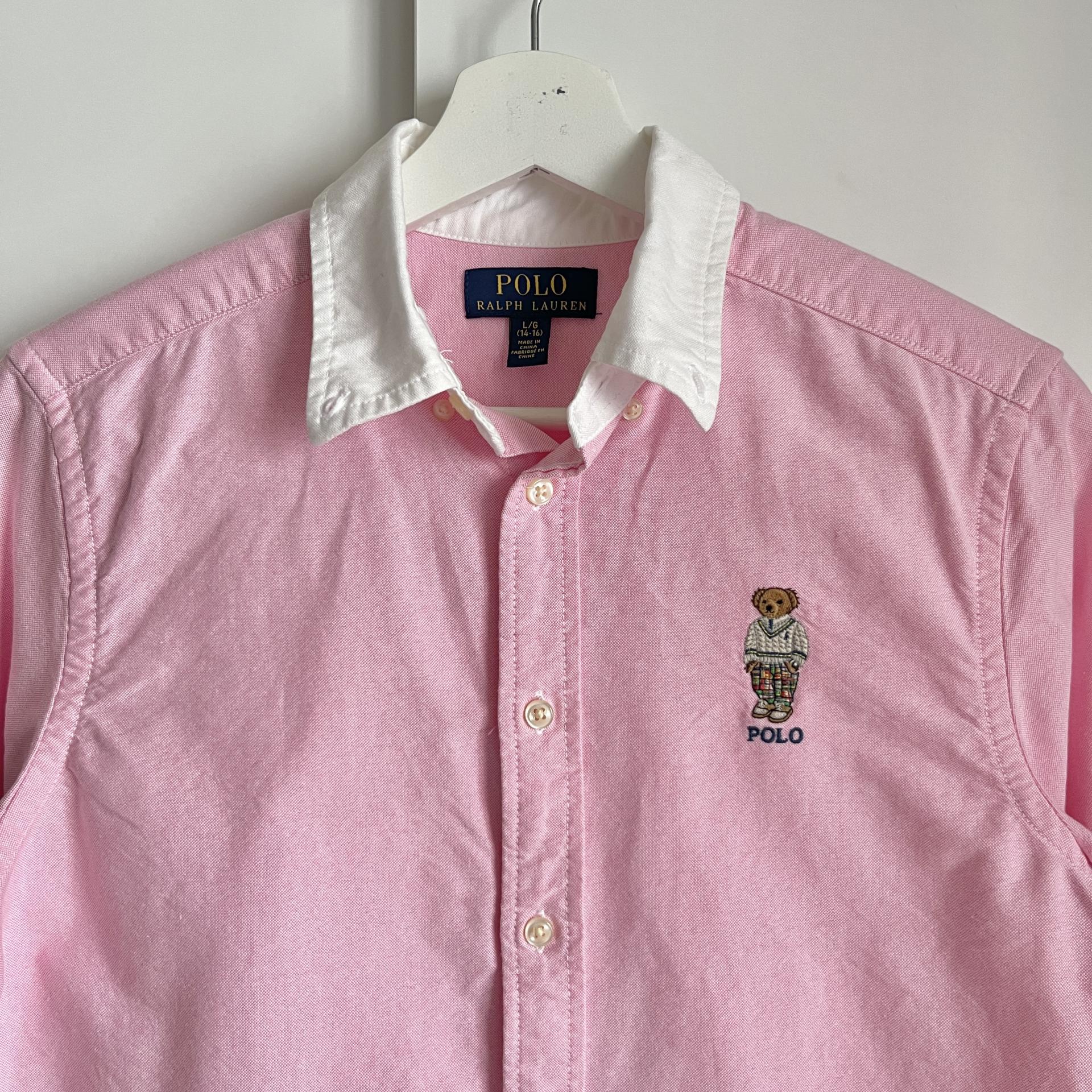[ WOMAN ] Polo Ralph Lauren Bear cotton 100% Shirt