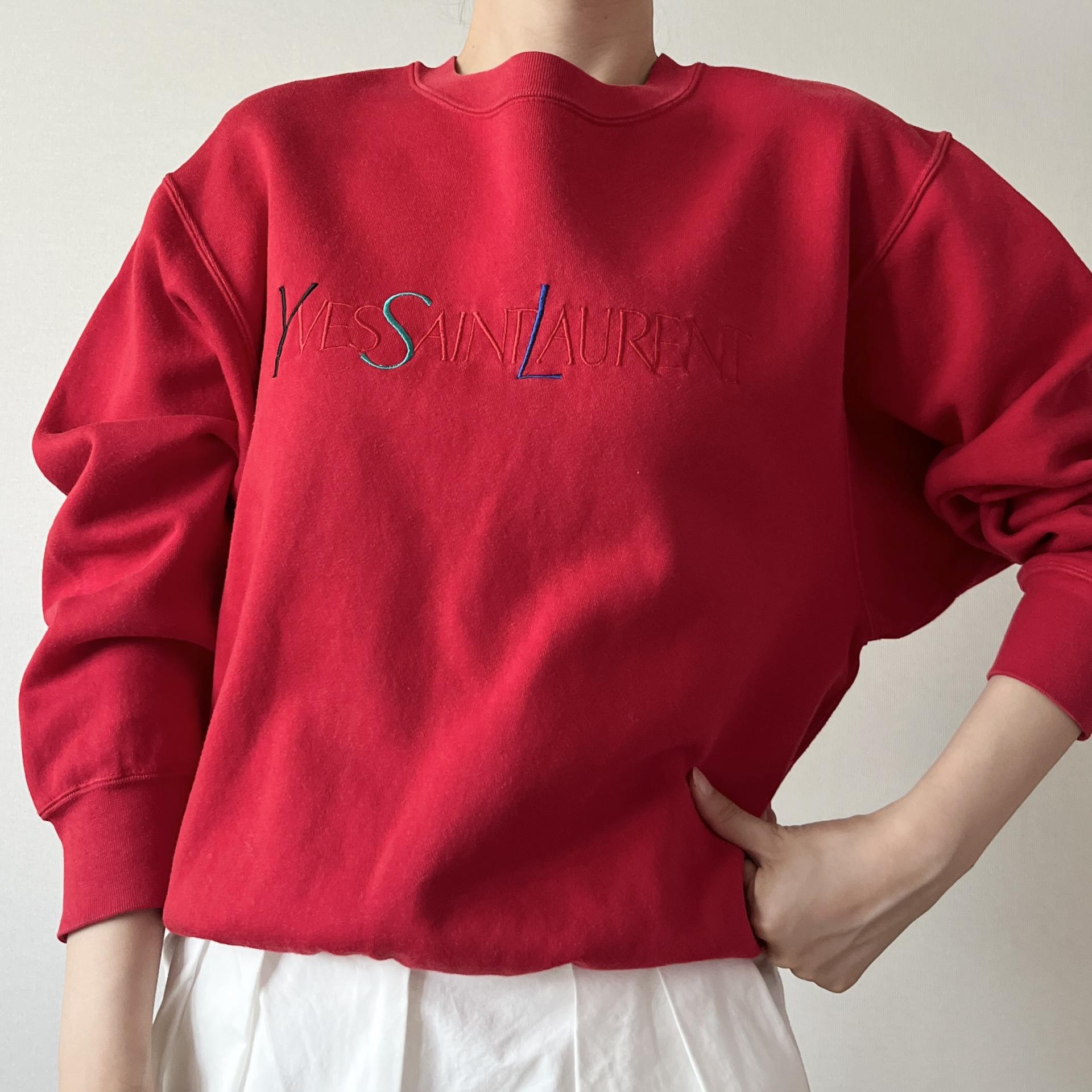 [ WOMAN ] Yves Saint Laurent 90s Old School Sweatshirt