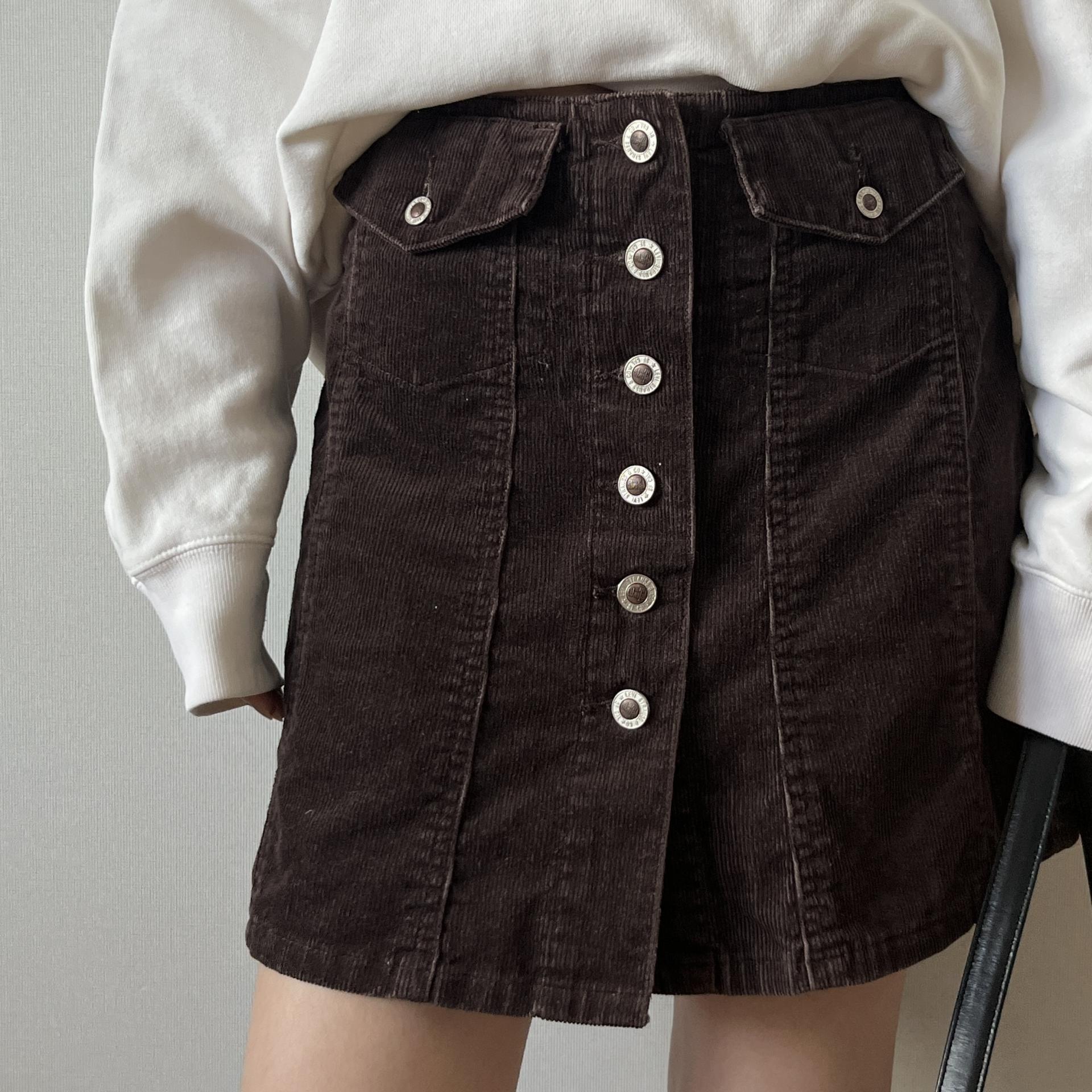 [ WOMAN ] LEVI'S SilverTab Corduroy Mini Skirt