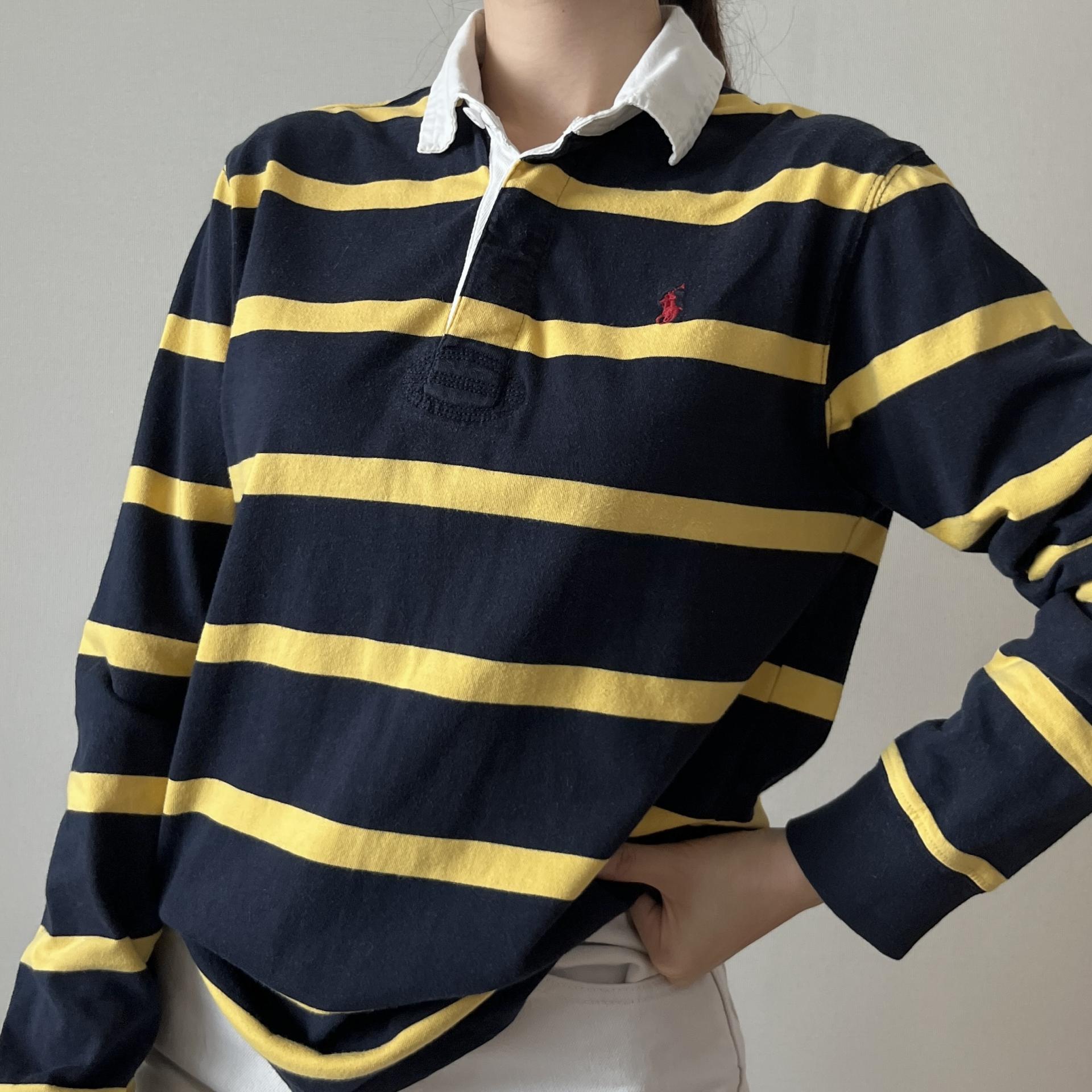 [ WOMAN ] Polo Ralph Lauren Stripe Rugby PK Shirt