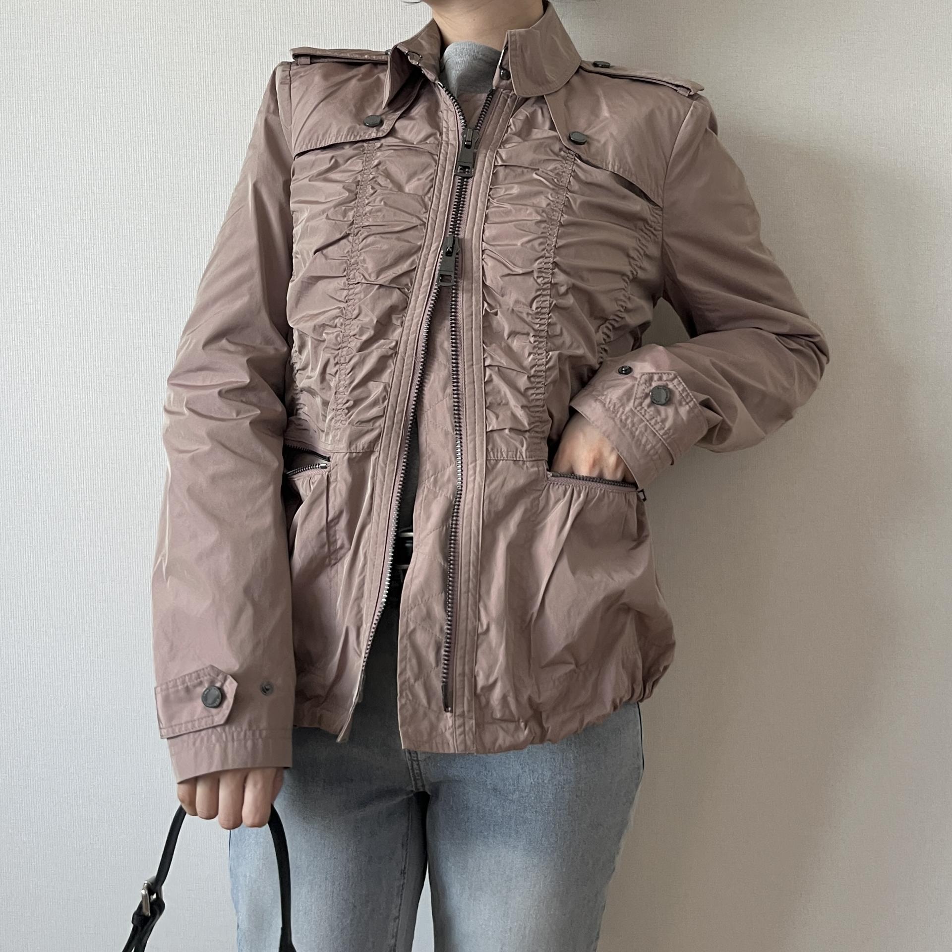 [ WOMAN ] BURBERRY London Shirred Jacket