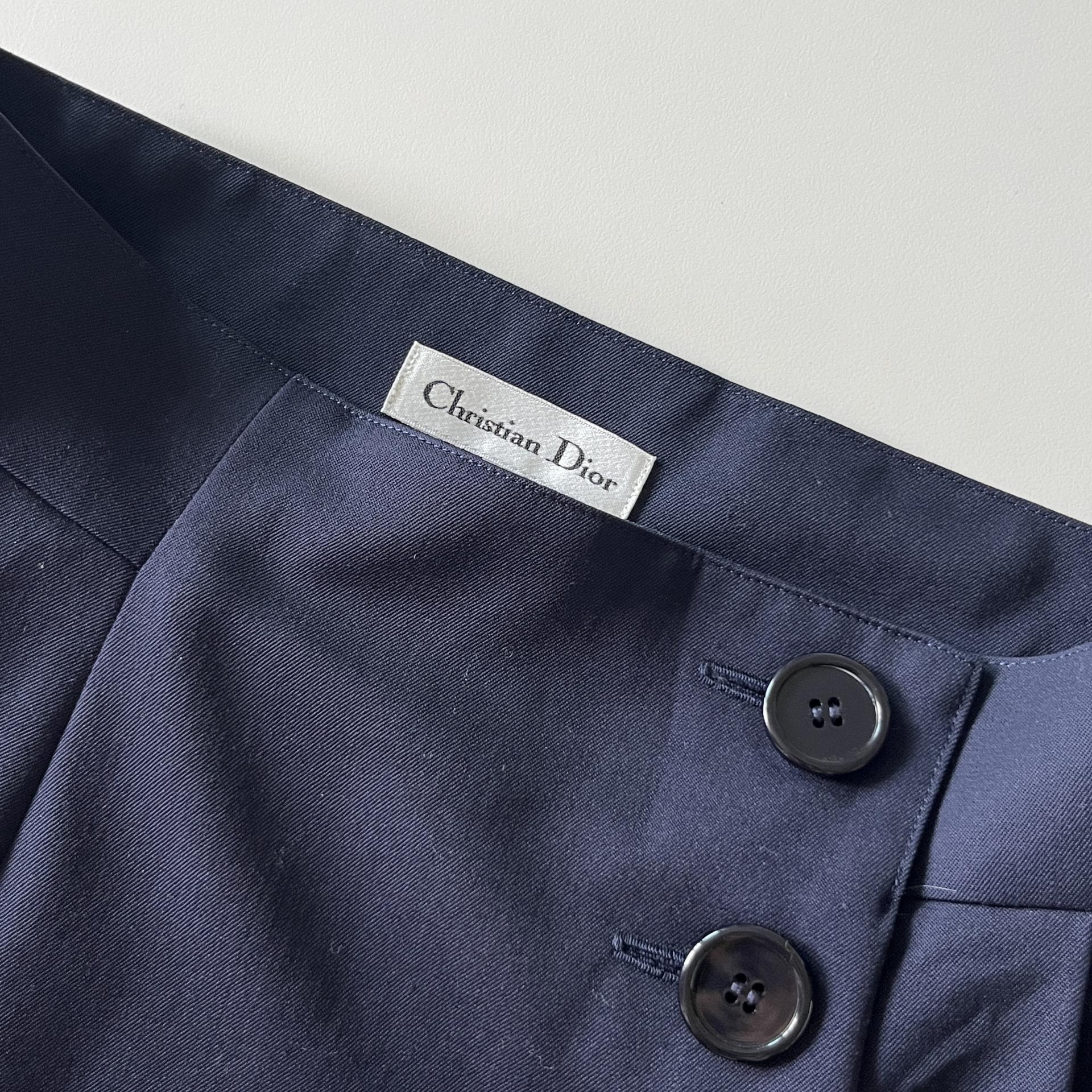 [ WOMAN ] CHRISTIAN DIOR Side Button Skirt