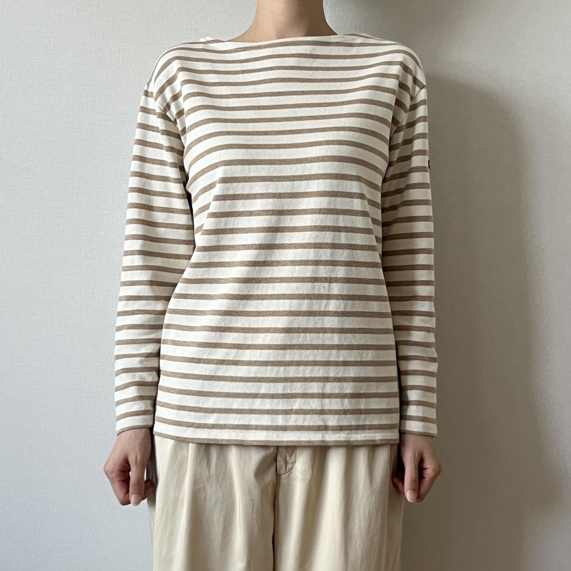 [ WOMAN ] SAINT JAMES stripe boat neck ( made in FRANCE )