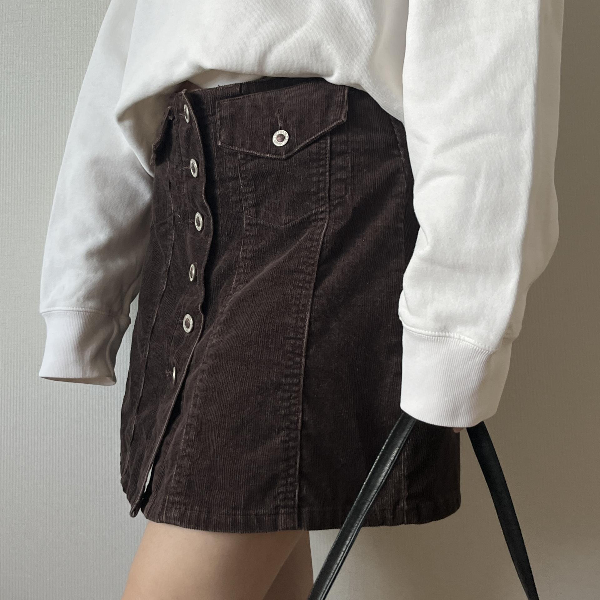 [ WOMAN ] LEVI'S SilverTab Corduroy Mini Skirt