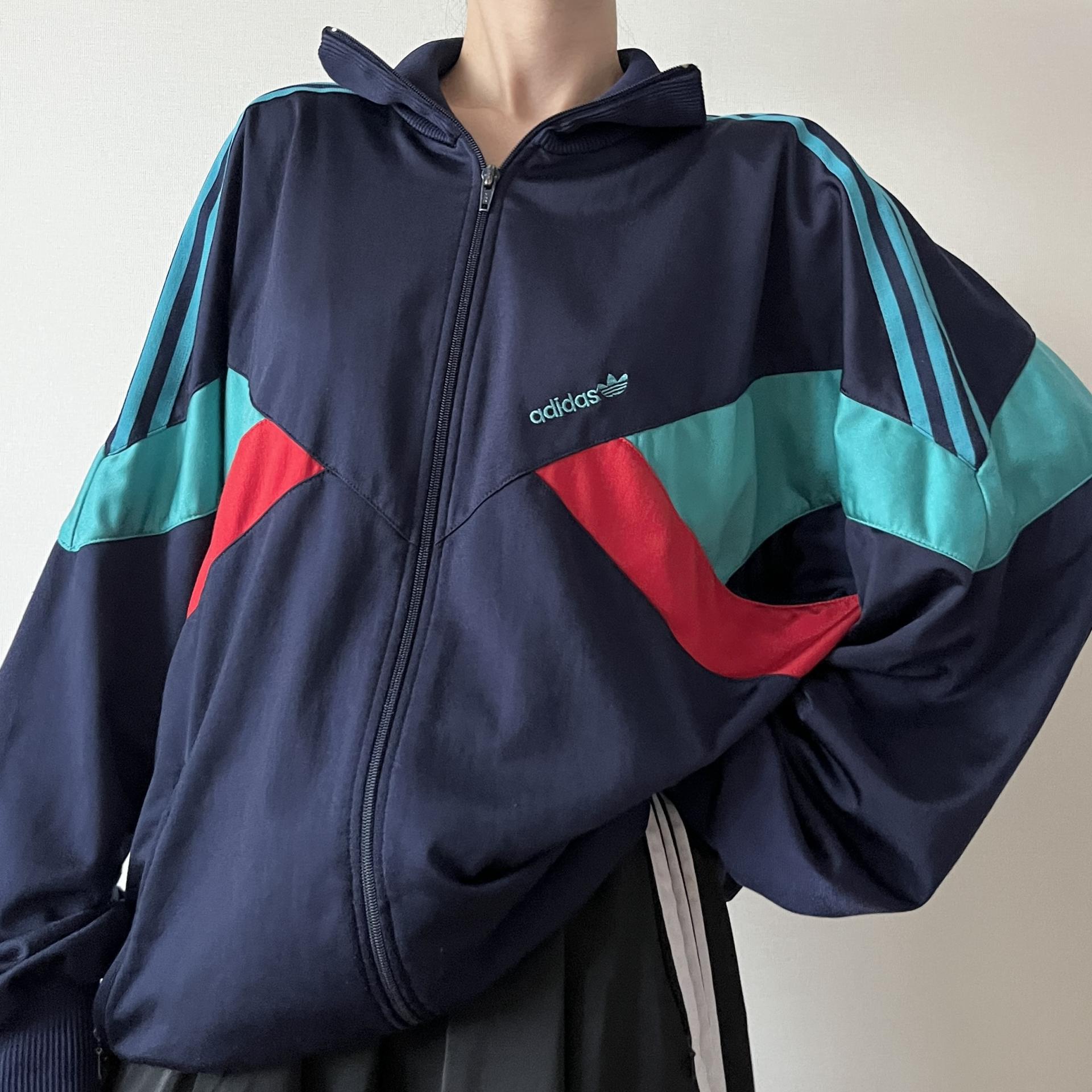 [ UNISEX ] ADIDAS Adidas 80s-90s Old School Track Jersey Jacket