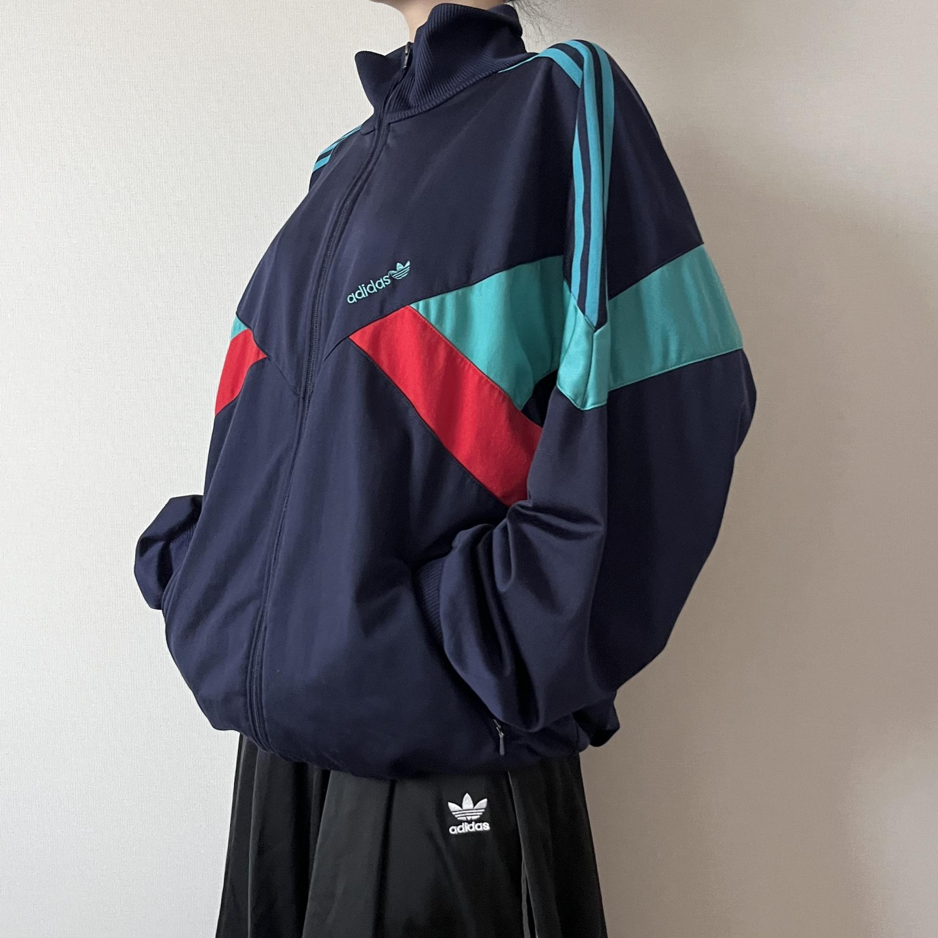[ UNISEX ] ADIDAS Adidas 80s-90s Old School Track Jersey Jacket