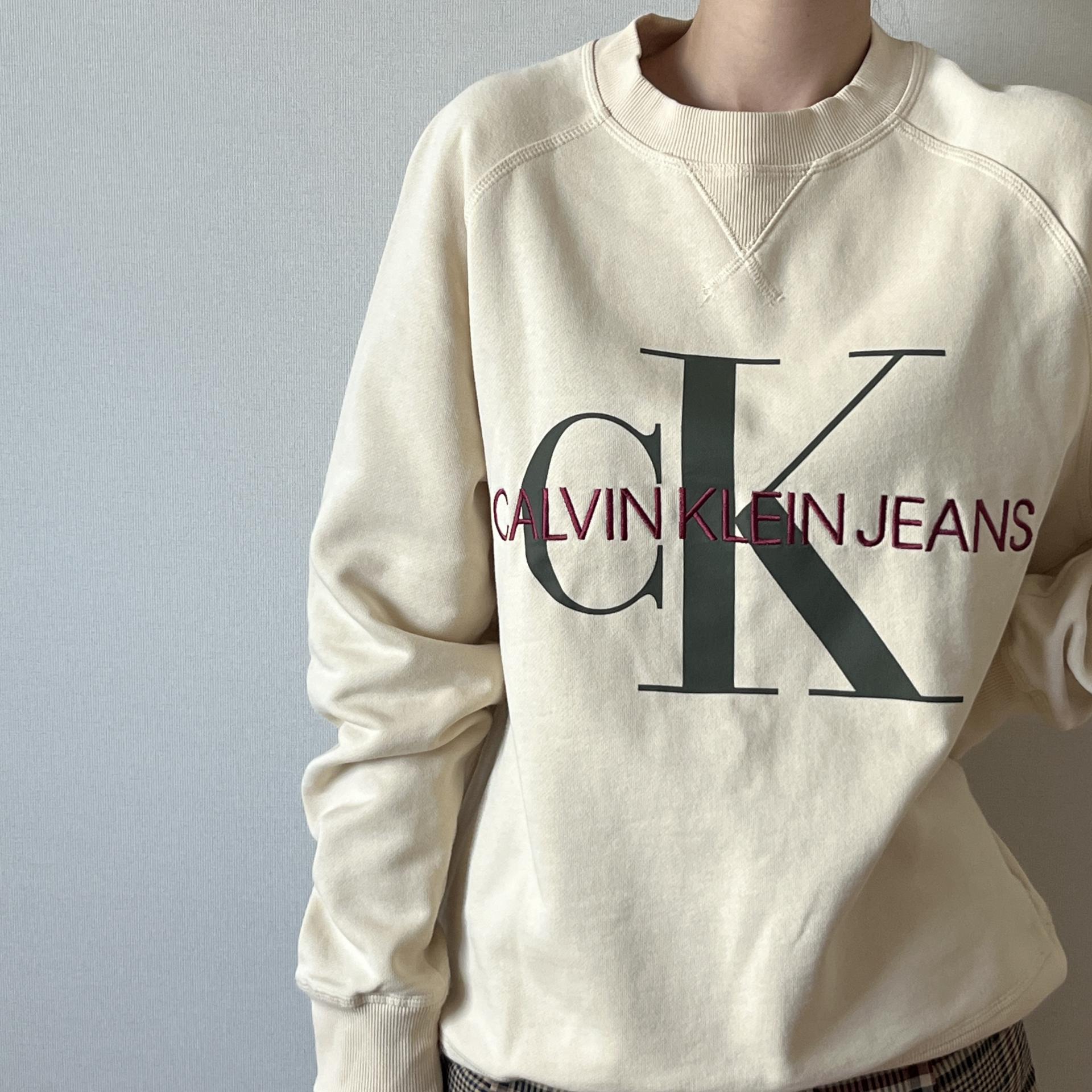 [ WOMAN ] Calvin Klein Jeans Big Logo Sweatshirt