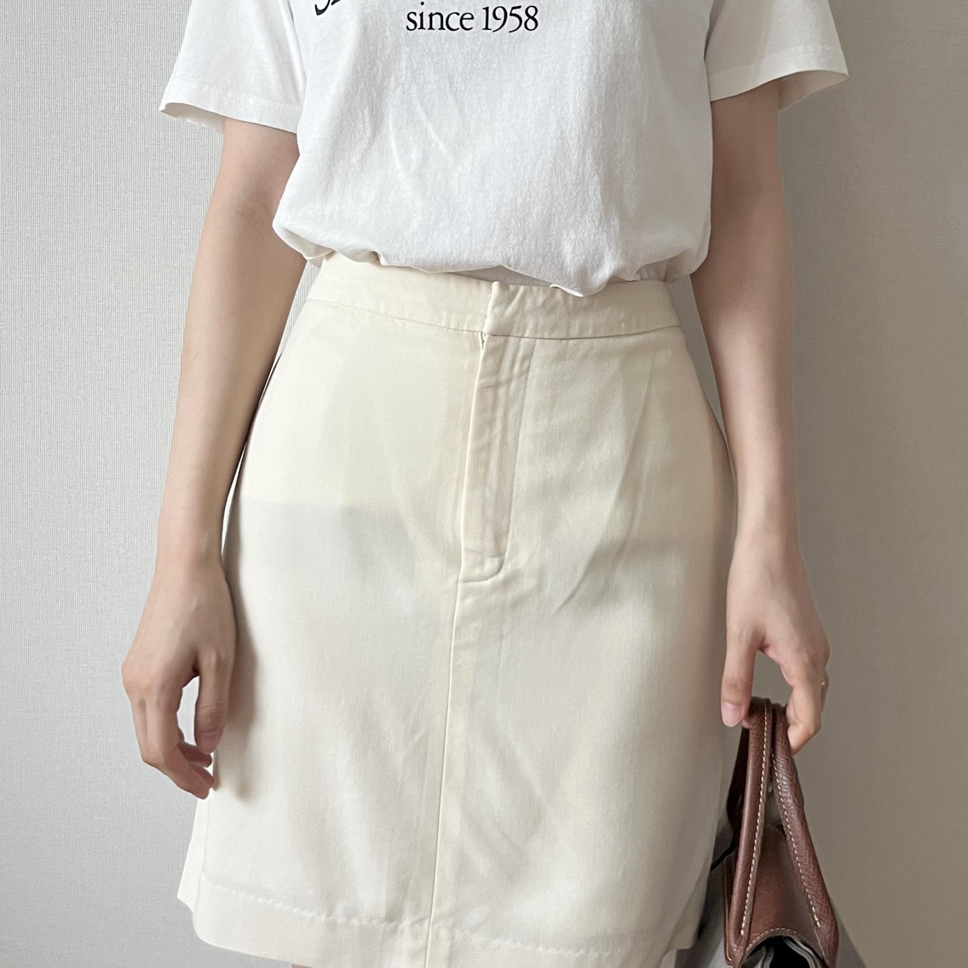 [ WOMAN ] Polo Ralph Lauren H-Line Mini Skirt ( Made in JAPAN)
