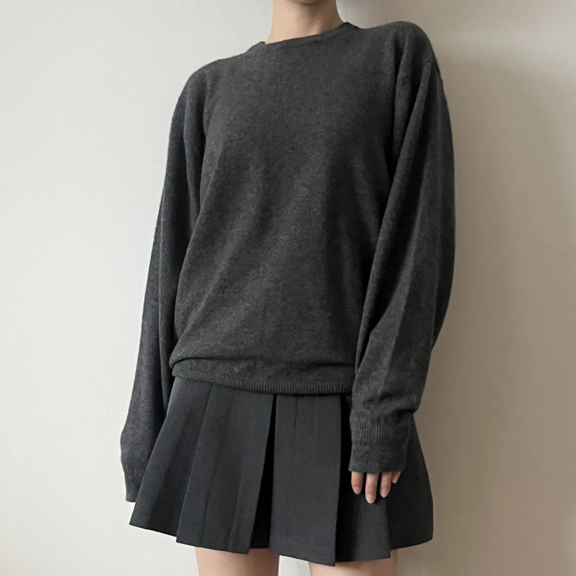 [ WOMAN ] Adam et Ropé Crewneck Wool Knit (Made in JAPAN)