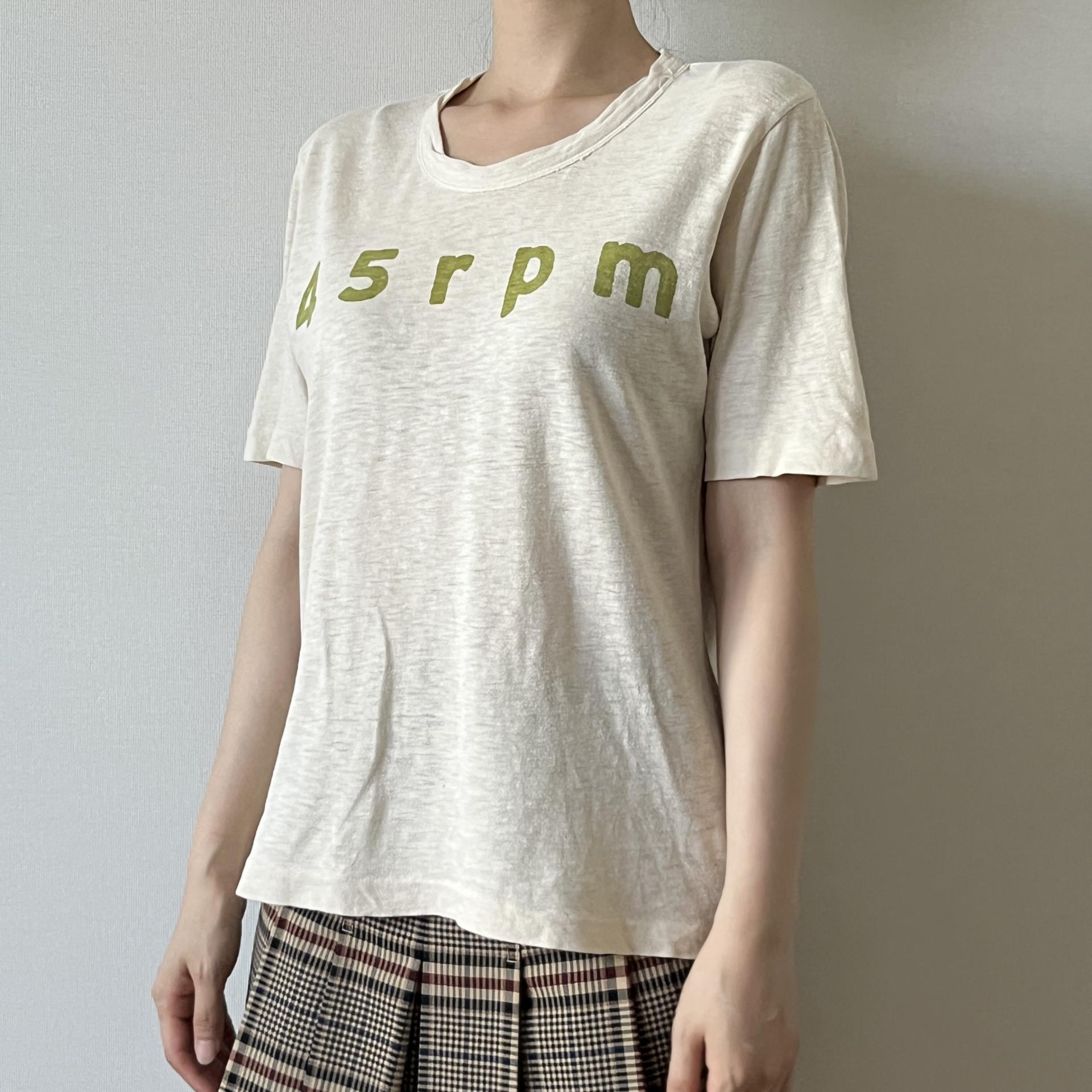 [ WOMAN ] 45rpm Original Logo Crewneck