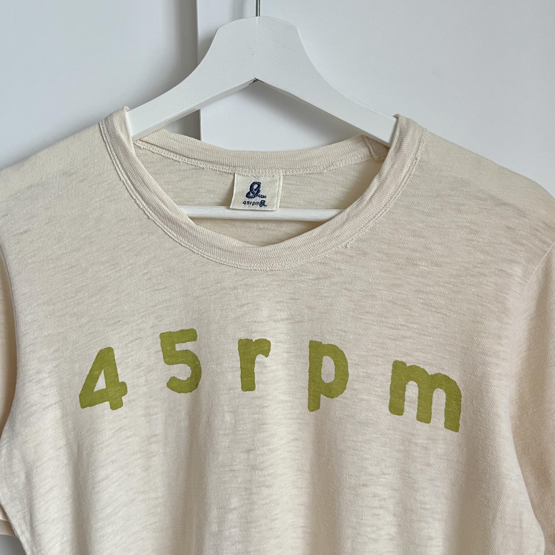 [ WOMAN ] 45rpm Original Logo Crewneck