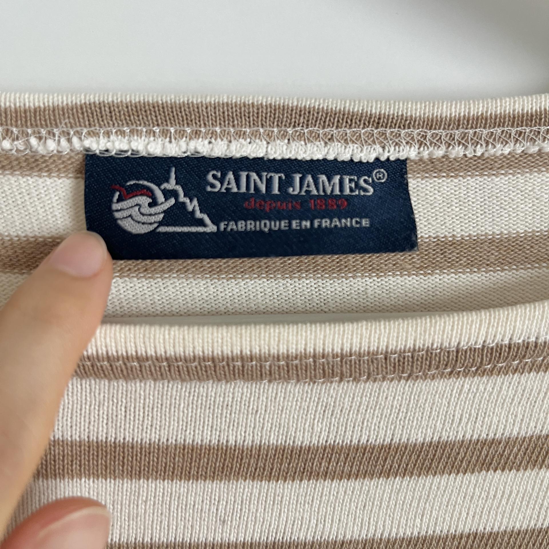 [ WOMAN ] SAINT JAMES stripe boat neck ( made in FRANCE )