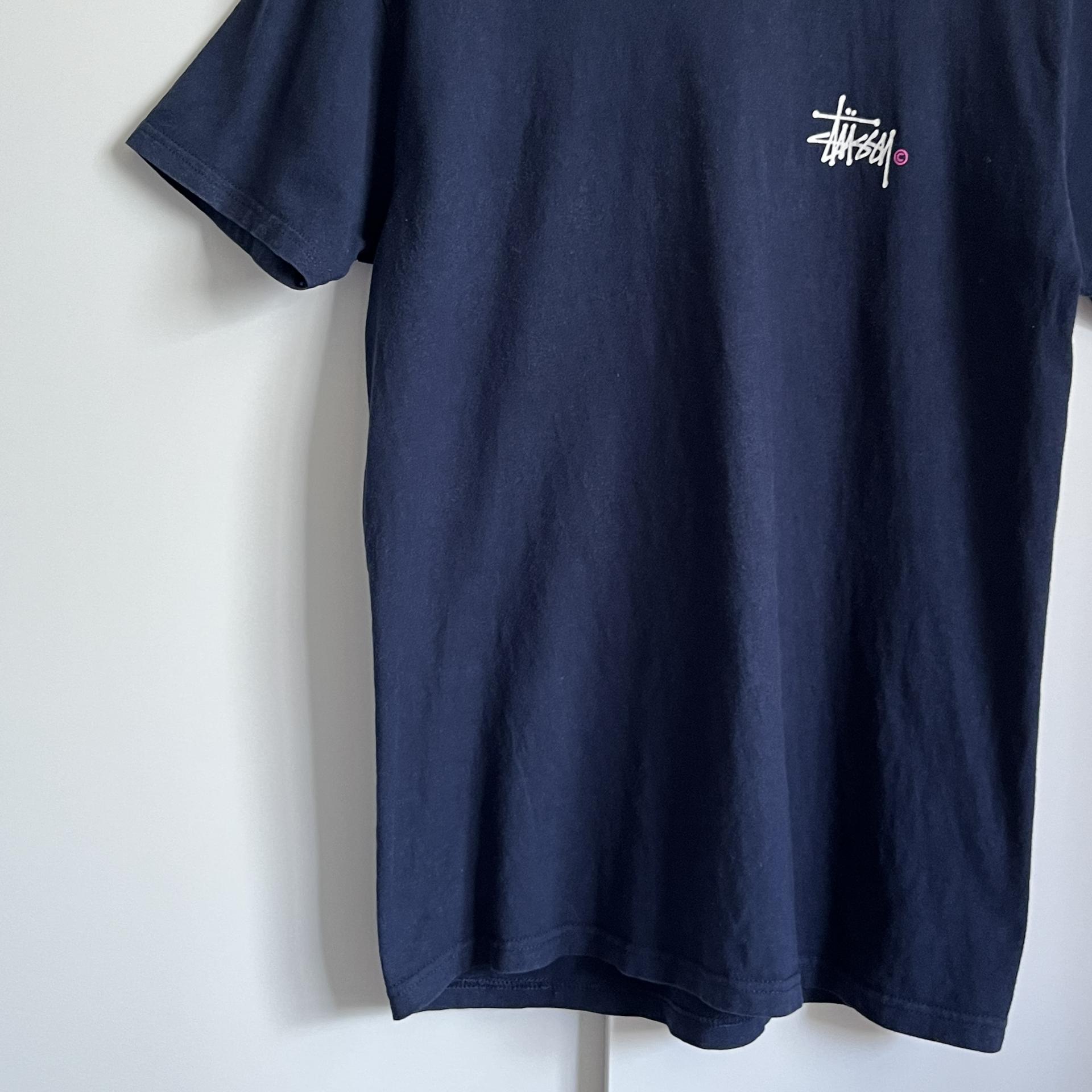 [ WOMAN ] STUSSY Basic Graffiti Logo T-Shirt