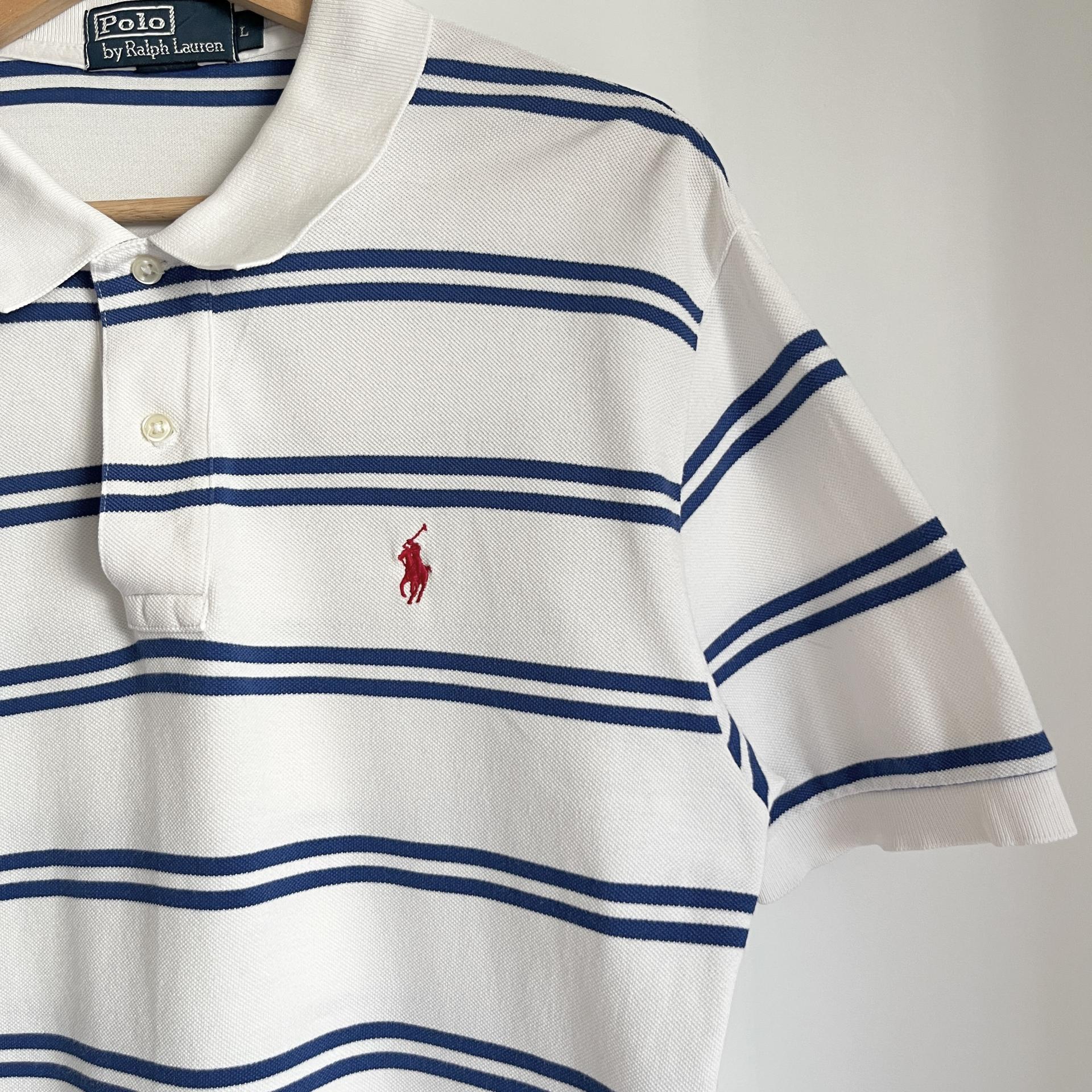 [ WOMAN ] Polo Ralph Lauren Stripe PK Shirt
