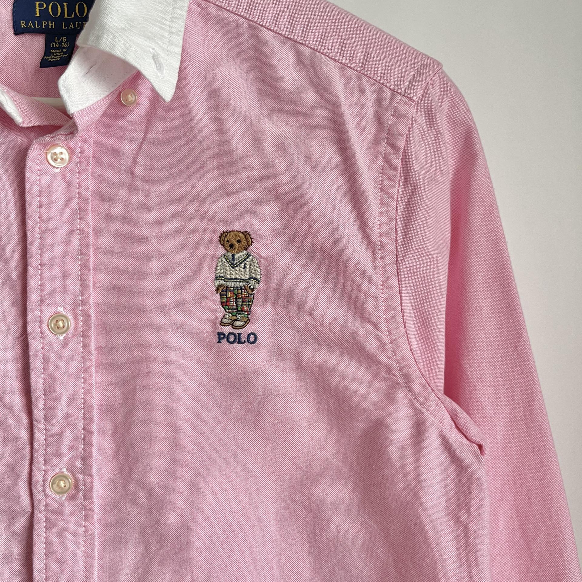 [ WOMAN ] Polo Ralph Lauren Bear cotton 100% Shirt
