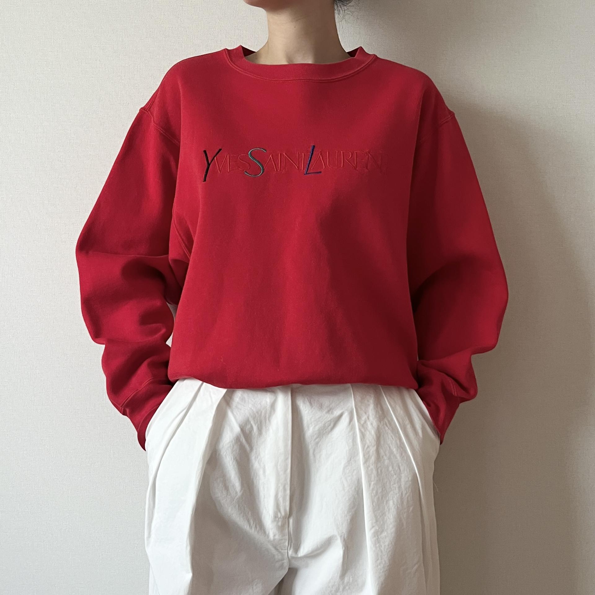 [ WOMAN ] Yves Saint Laurent 90s Old School Sweatshirt