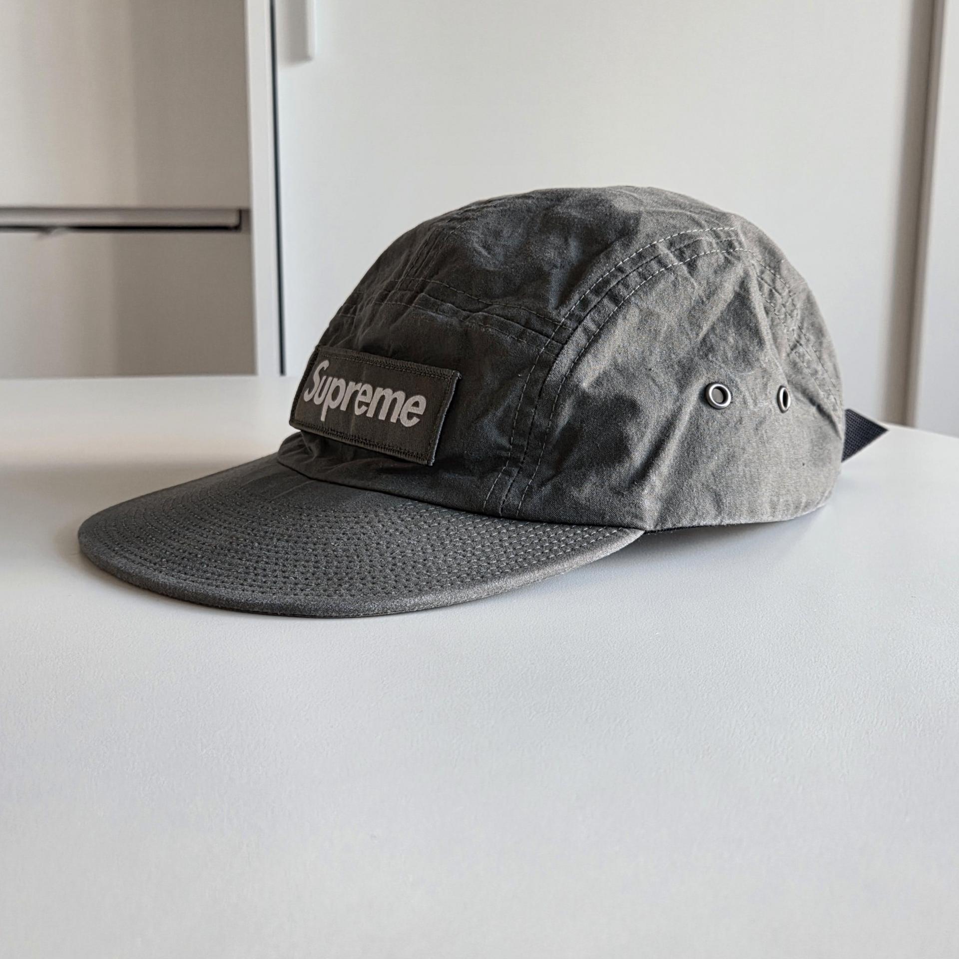 [ ACC ] Supreme 23FW Waxed Cotton Camp Cap ( 2023年 )
