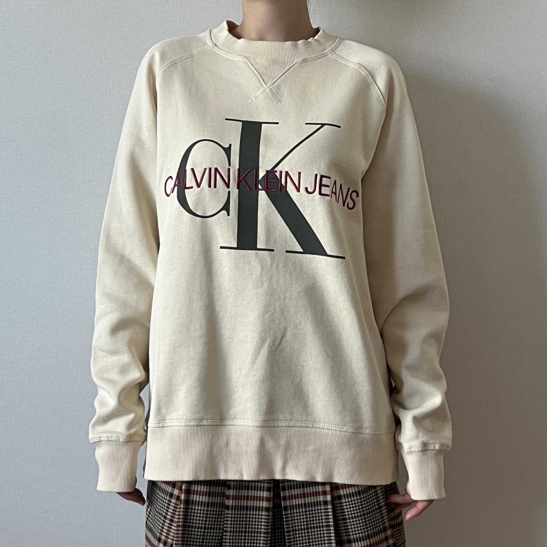 [ WOMAN ] Calvin Klein Jeans Big Logo Sweatshirt